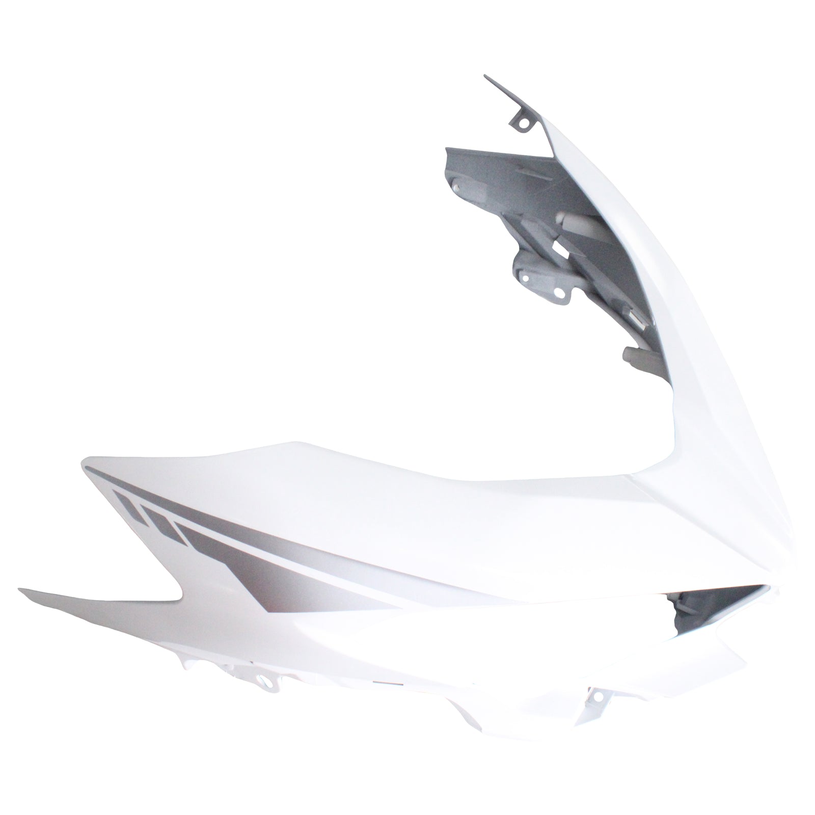 Amotopart Kawasaki EX400/Ninja400 2018-2023 Matte White&Purple Fairing Kit