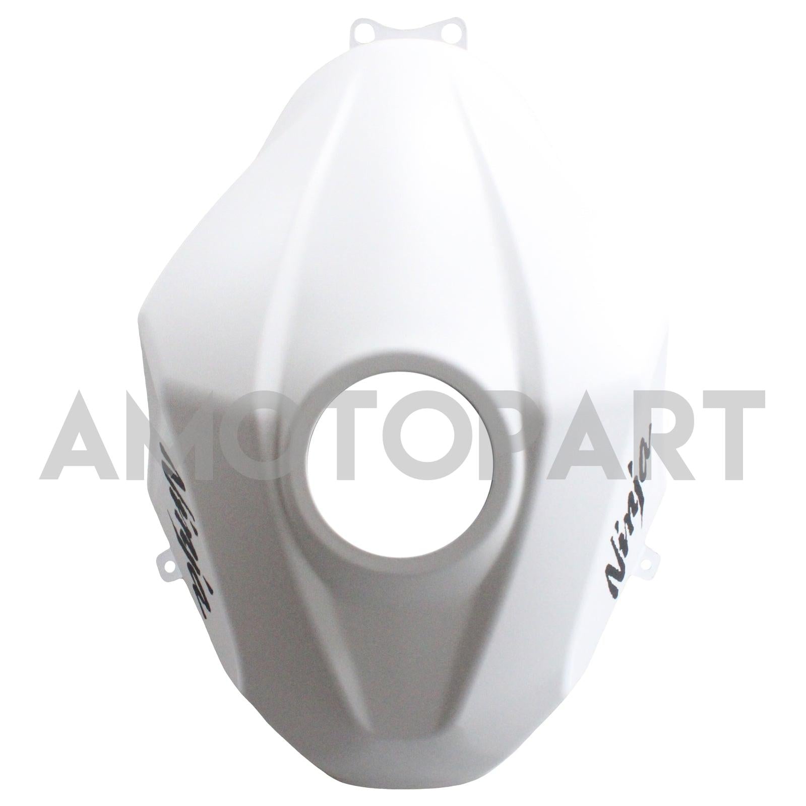 Amotopart Kawasaki EX400/Ninja400 2018-2023 Mattweiß&Lila Verkleidungssatz