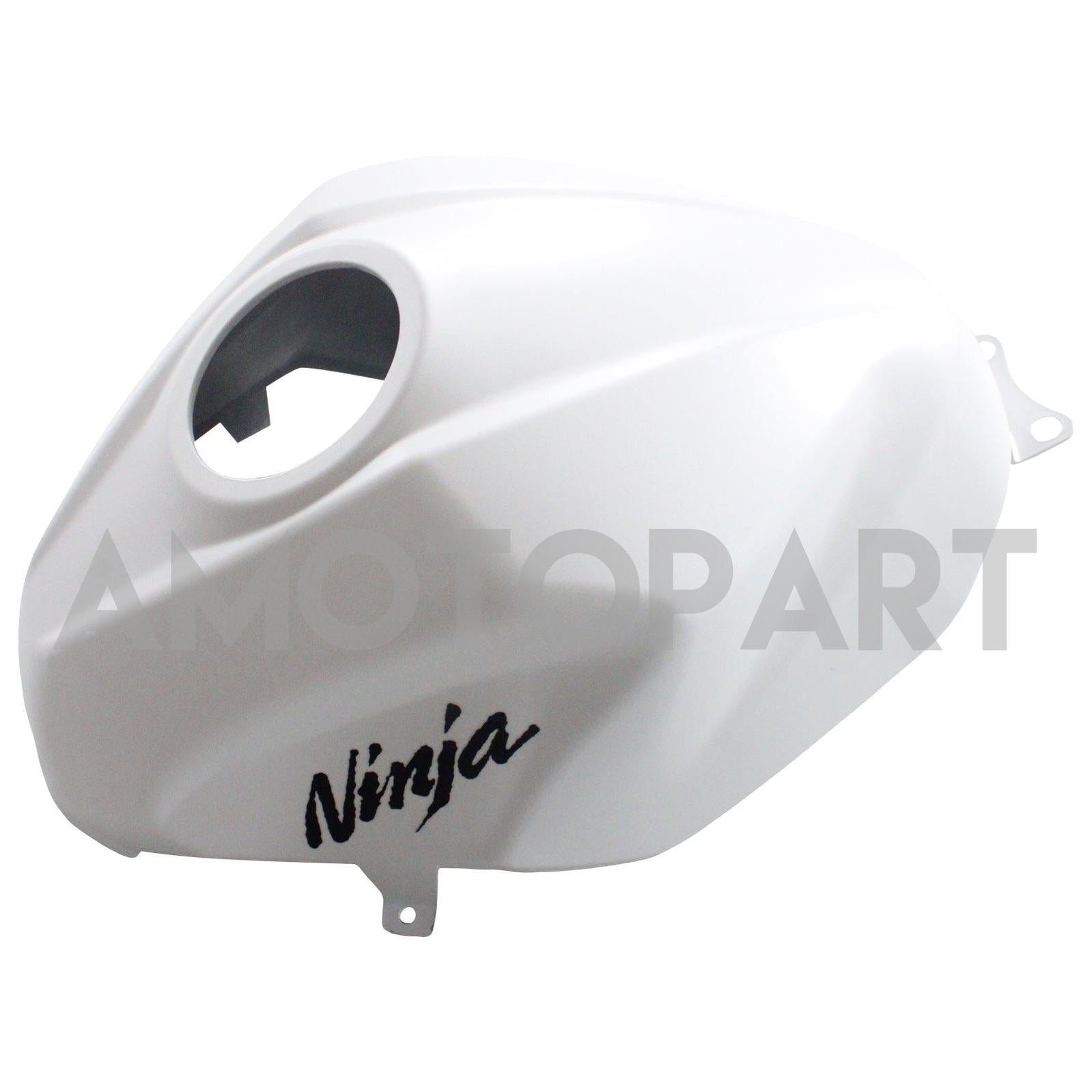 Amotopart Kawasaki EX400/Ninja400 2018-2023 Mattweiß&Lila Verkleidungssatz