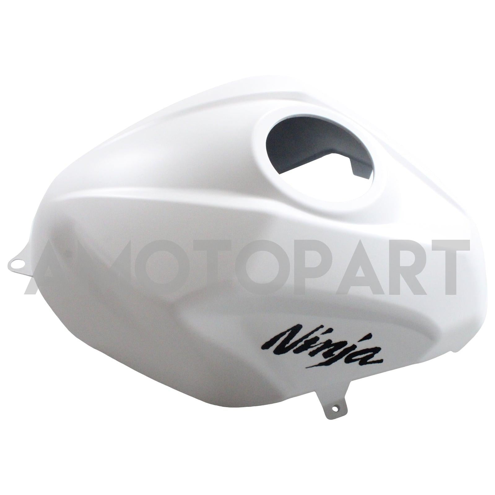 Amotopart Kawasaki EX400/Ninja400 2018-2023 Mattweiß&Lila Verkleidungssatz