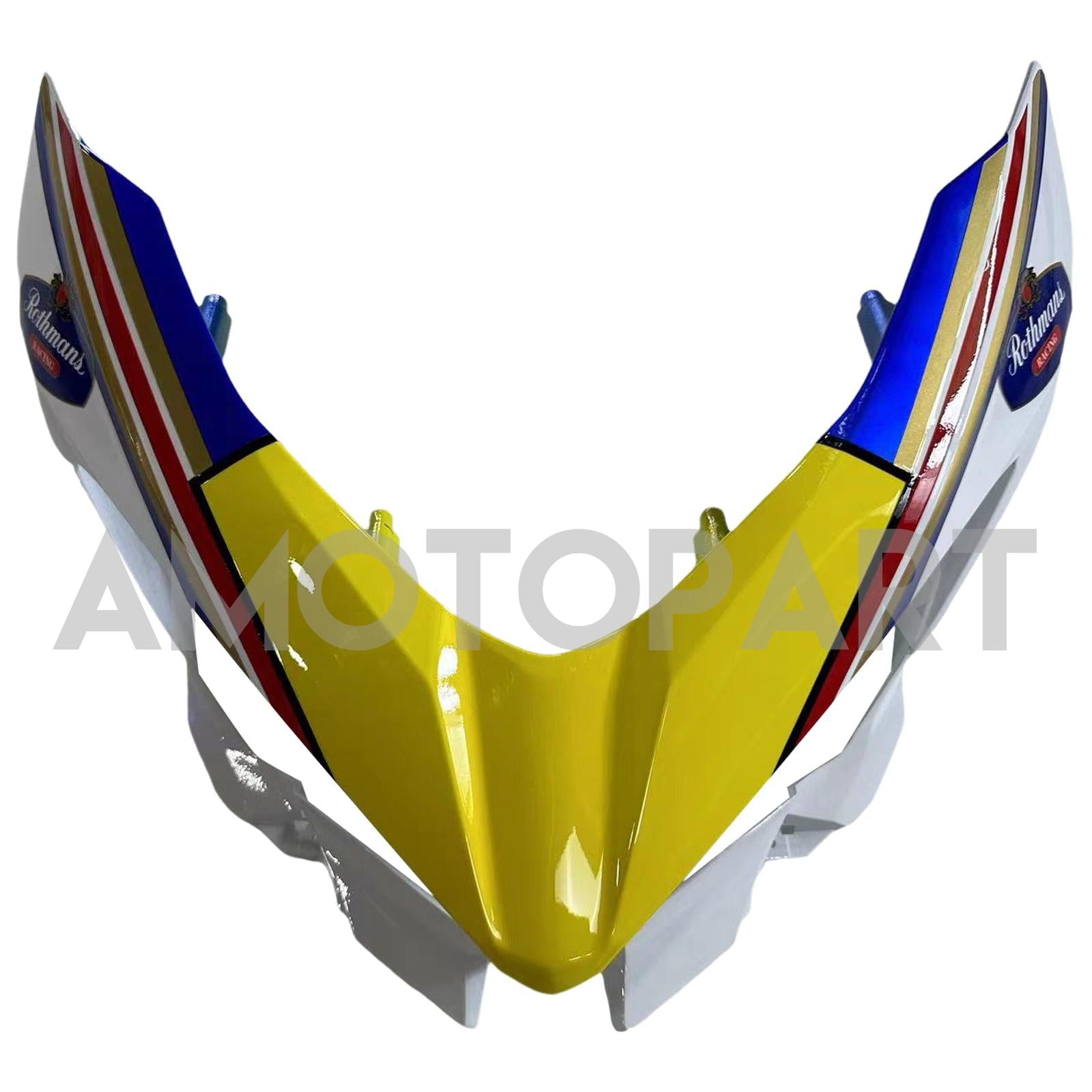 Amotopart Kawasaki EX400/Ninja400 2018-2023 Blau&Gelbes Verkleidungsset