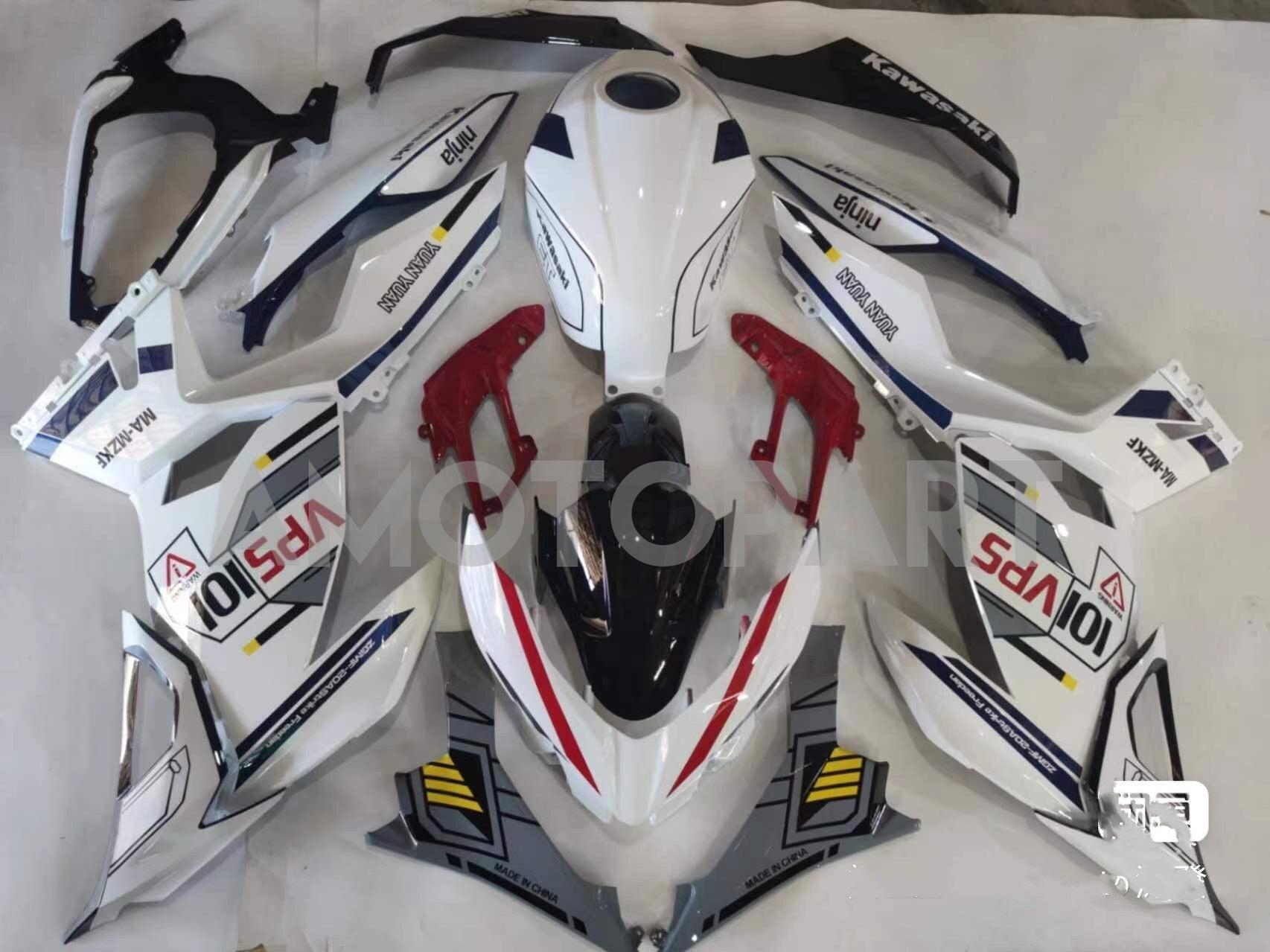 Amotopart 2018-2024 Kawasaki EX400/Ninja400 Fairing Kit Collection Two