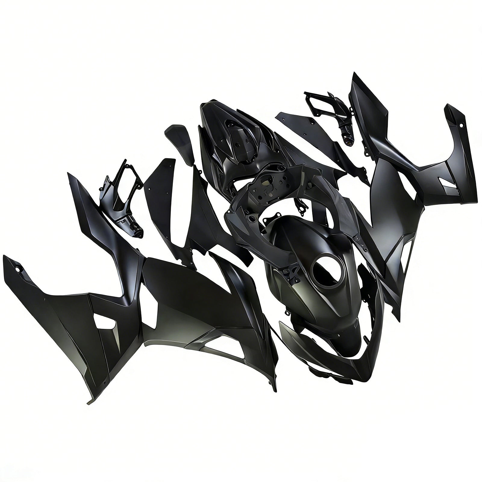 Amotopart Kawasaki EX400/Ninja400 2018-2023 Black Fairing Kit