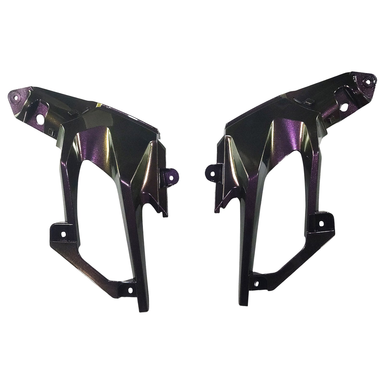 Amotopart Kawasaki Ex400/Ninja400 2018-2024 Gradient Purple & Green Fair Kit