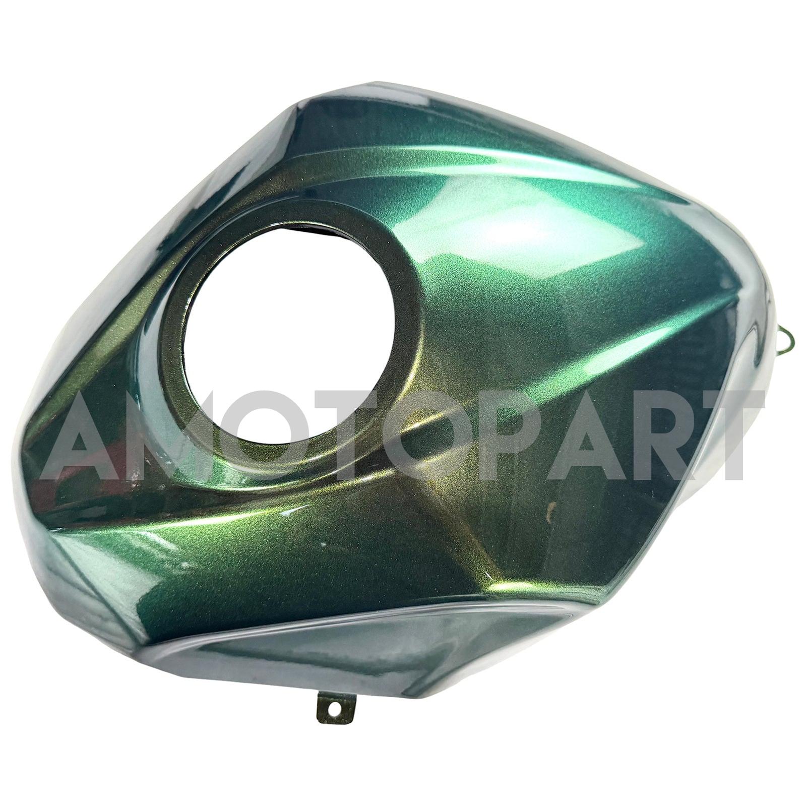 Amotopart 2018-2024 Kawasaki EX400 Ninja400 Gradient Green Yellow Fairing Kit