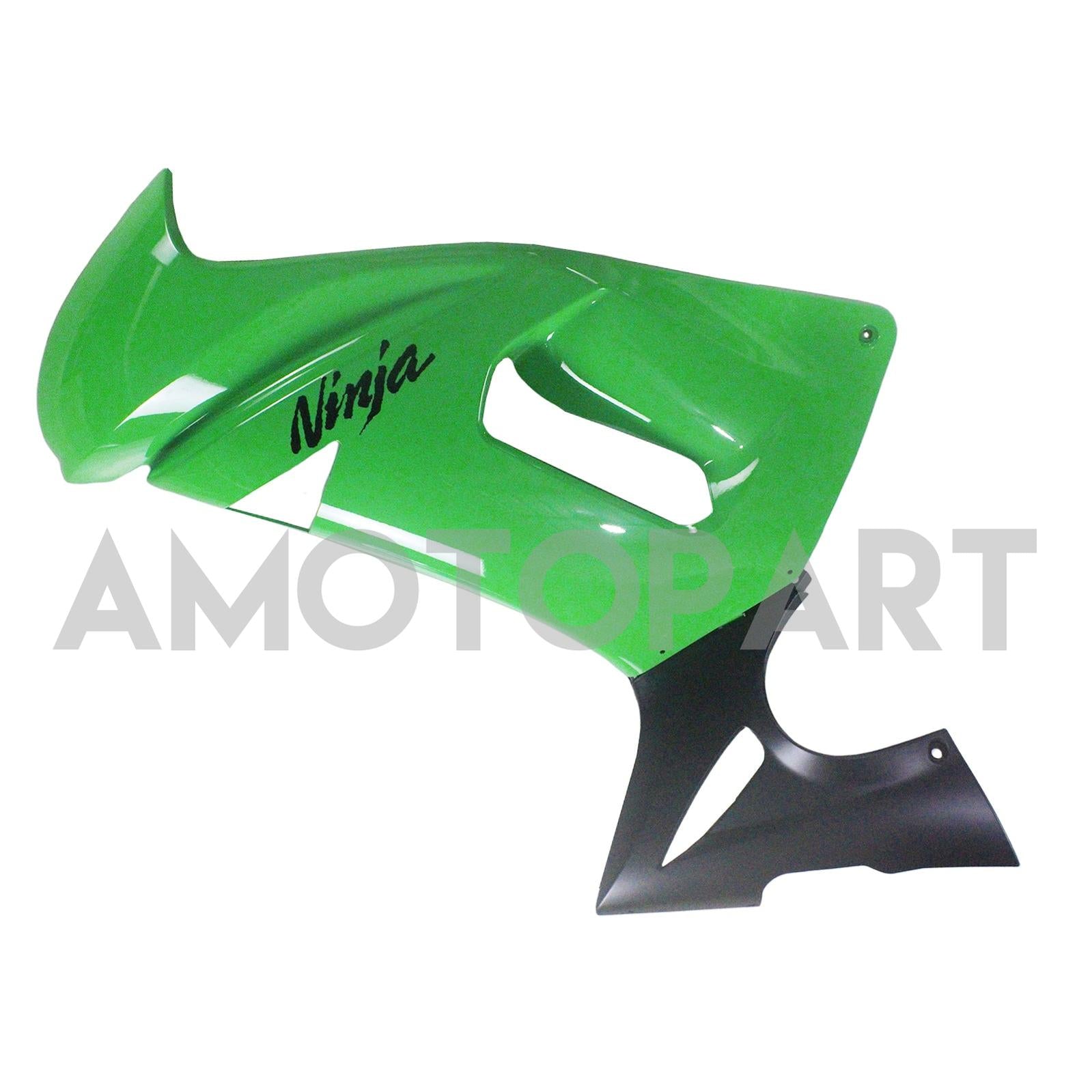 Amotopart Kawasaki 2006-2008 ER6F/Ninja650 Kit de carenado verde y negro