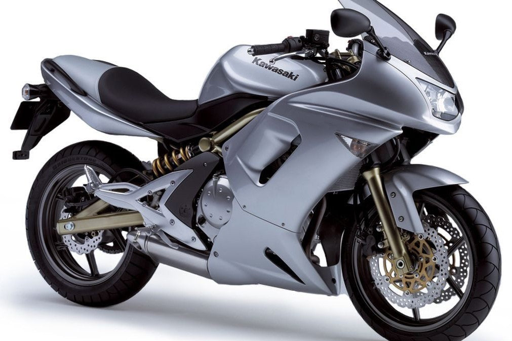 Amotopart Kawasaki 2006-2008 ER6F/NINJA 650 Silver Grey Fairing Kit