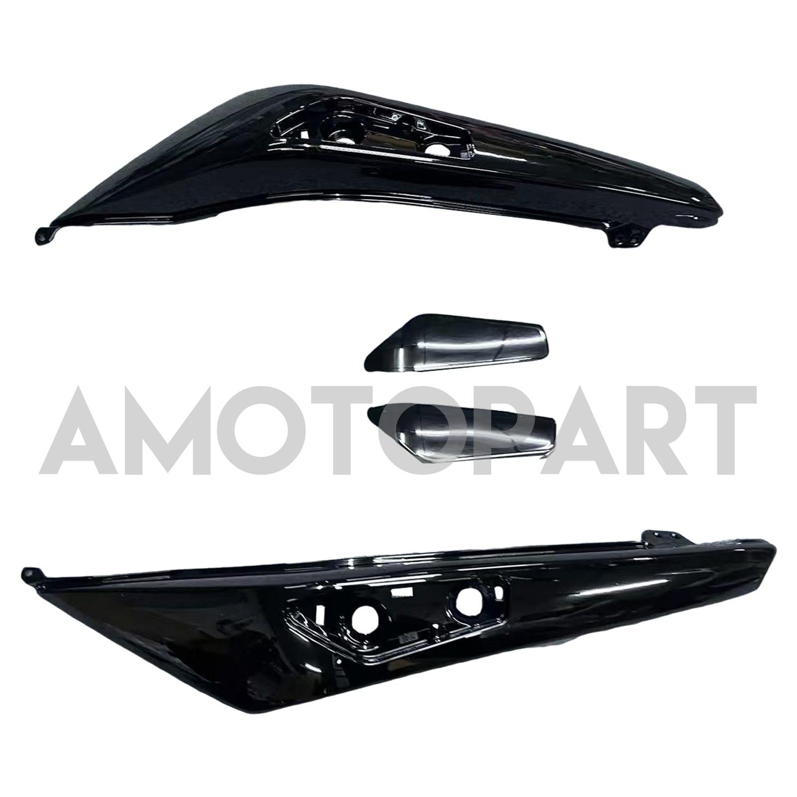 Amotopart 2009-2011 Ninja 650 ER-6F EX650 Kawasaki Black Fairing Kit
