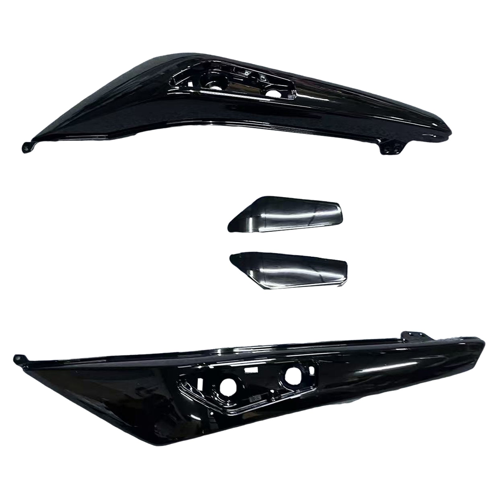 Amotopart 2009-2011 Ninja 650 ER-6F EX650 Kawasaki Black Fairing Kit