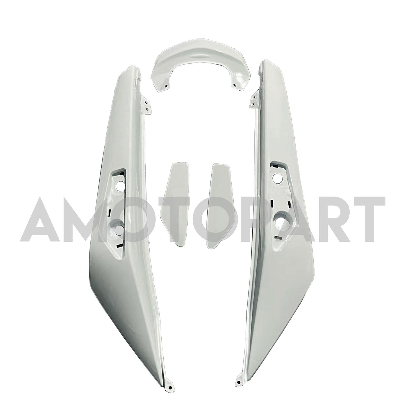Amotopart 2009-2011 Kawasaki Ninja650 EX650 White & Black Fairing Kit