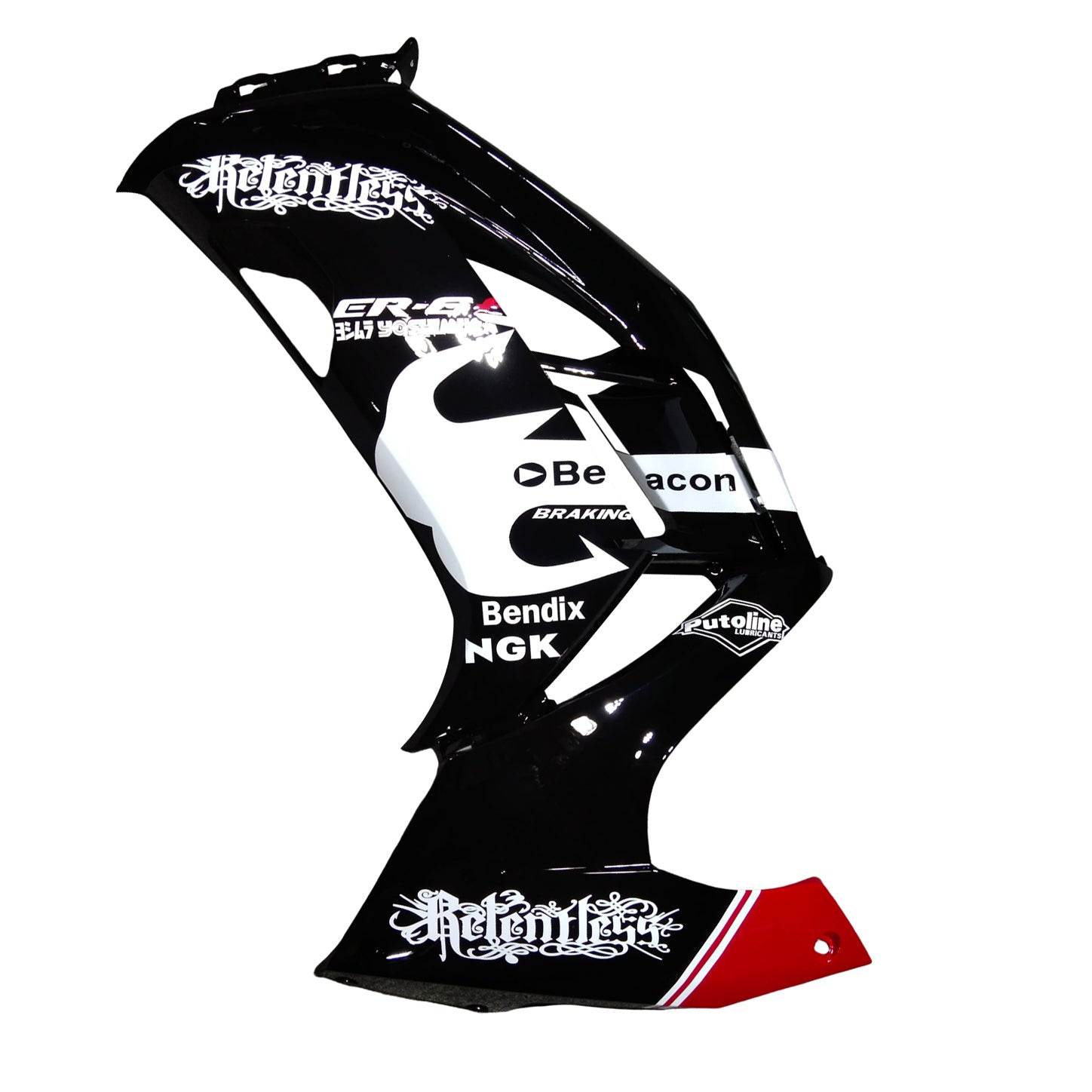 Amotopart 2012-2016 Kawasaki Ninja 650 Black White Fairing Kit