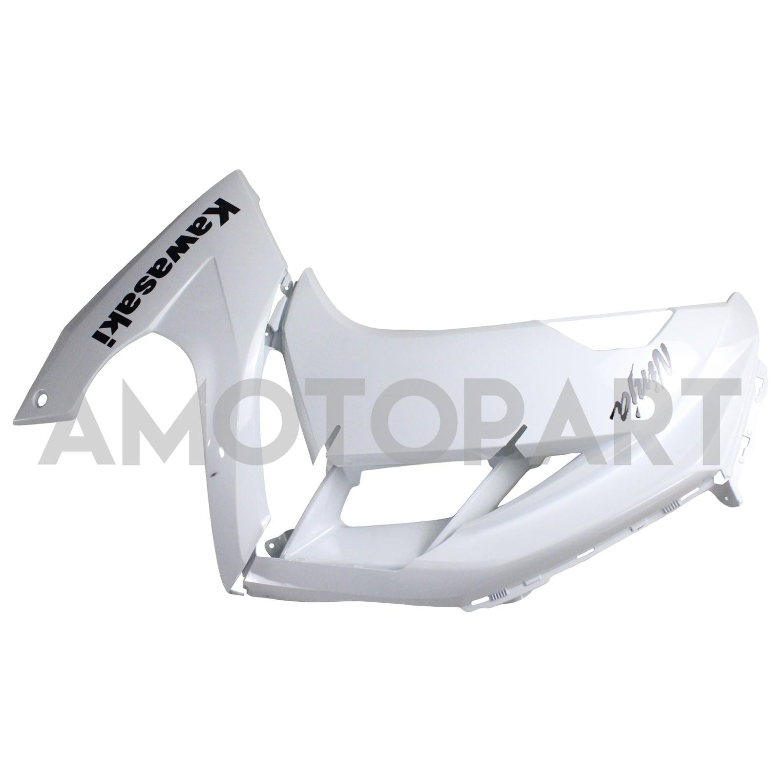 Amotopart 2012-2016 Kawasaki Ninja 650 Weiß Farbverkleidungskit
