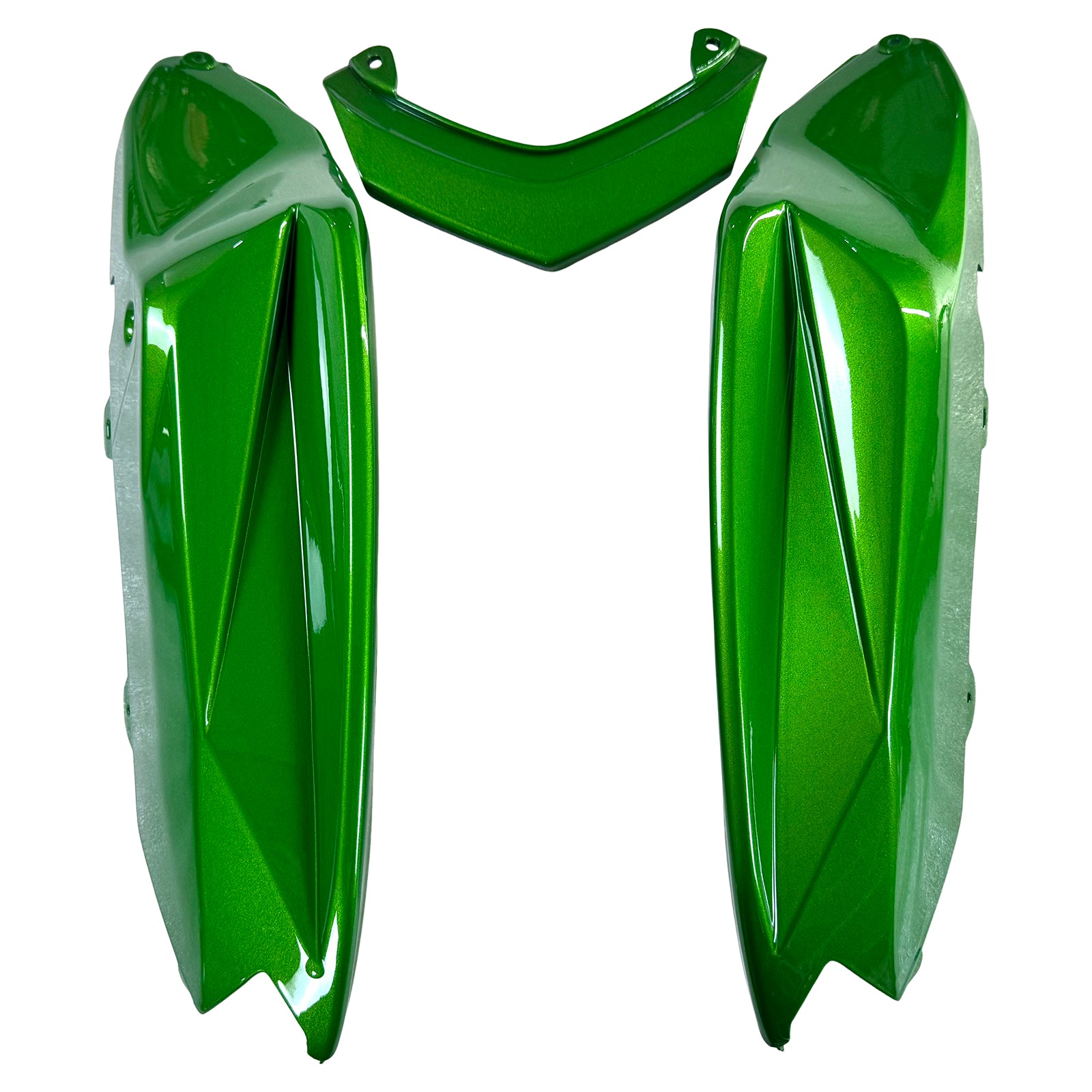 AMOTOPT 2012-2016 KAWASAKI ER6F/NINJA650 KIT DE FAILING BLACH GREEN