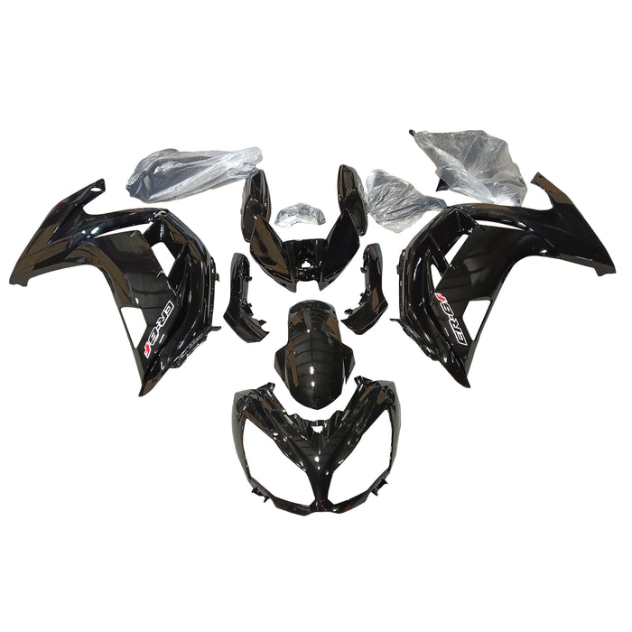 Amotopart 2012-2016 Kawasaki ER6F/Ninja650 Black Fairing Kit