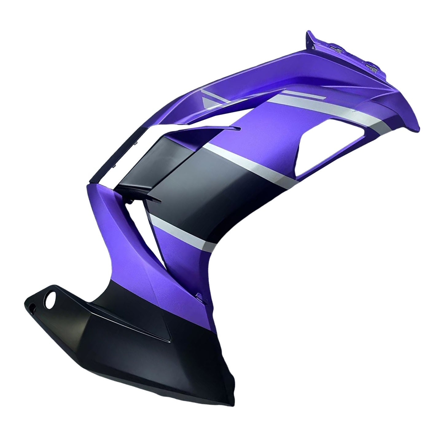 Amotopart 2012-2016 Kawasaki ER6F/Ninja650 Matte Purple & Black Fair Kit