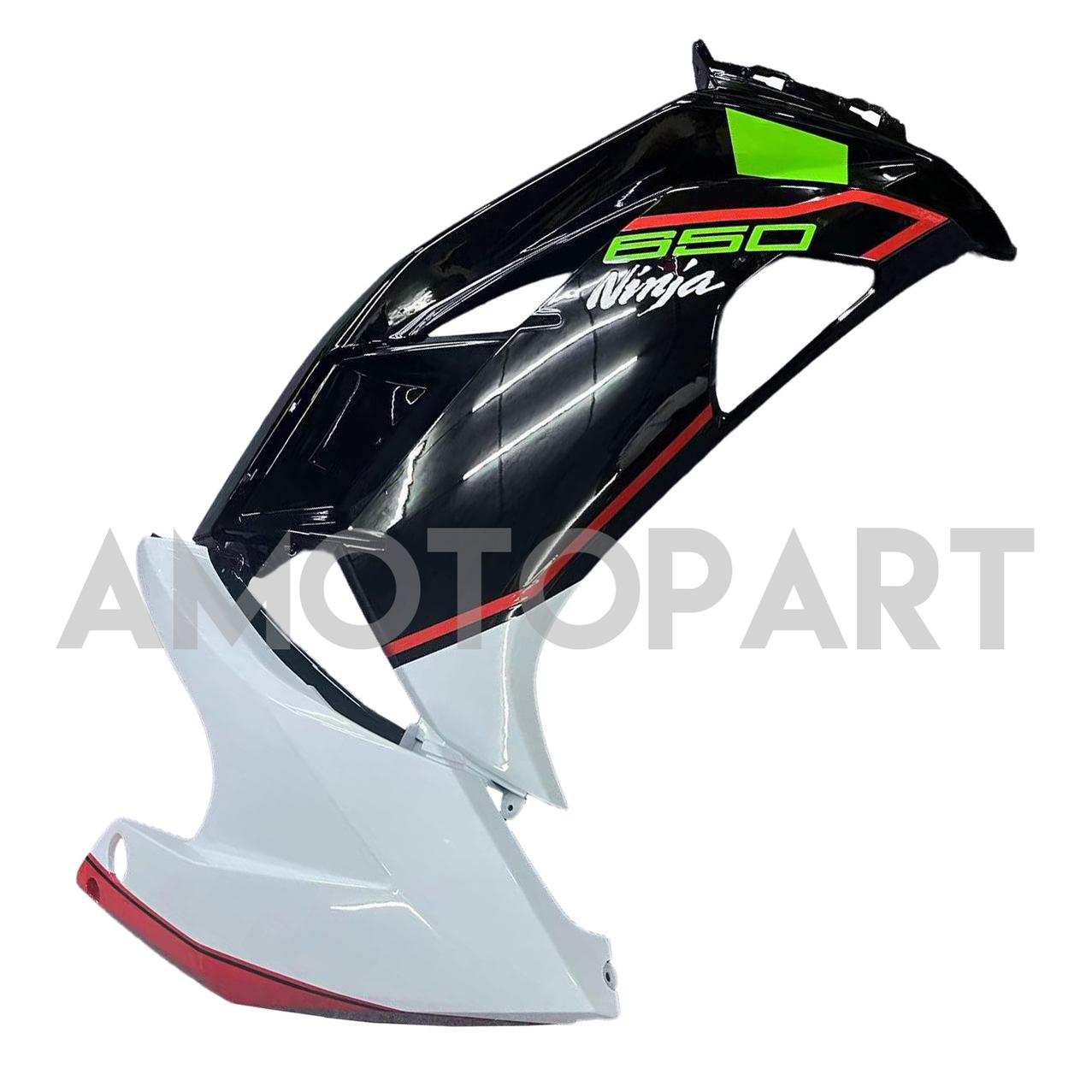 Amotopart 2012-2016 Kawasaki ER6F/Ninja650 Black Green White Fairing Kit