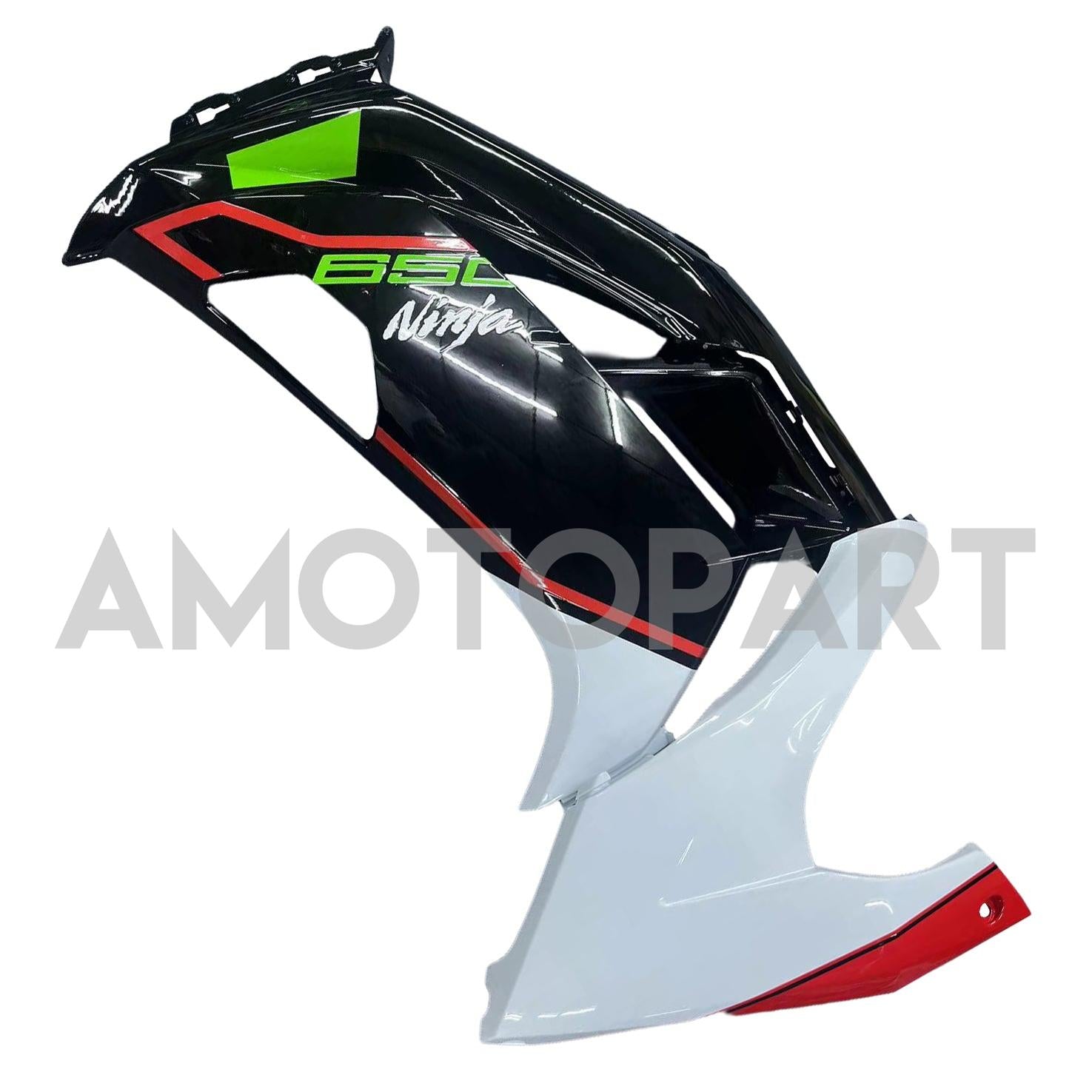 Amotopart 2012-2016 Kawasaki ER6F/Ninja650 Black Green White Fairing Kit