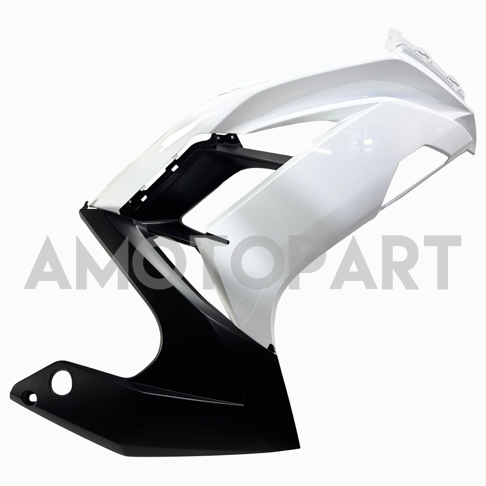 Amotopart 2012-2016 Kawasaki Ninja 650 ER6F Black White Fairing Kit