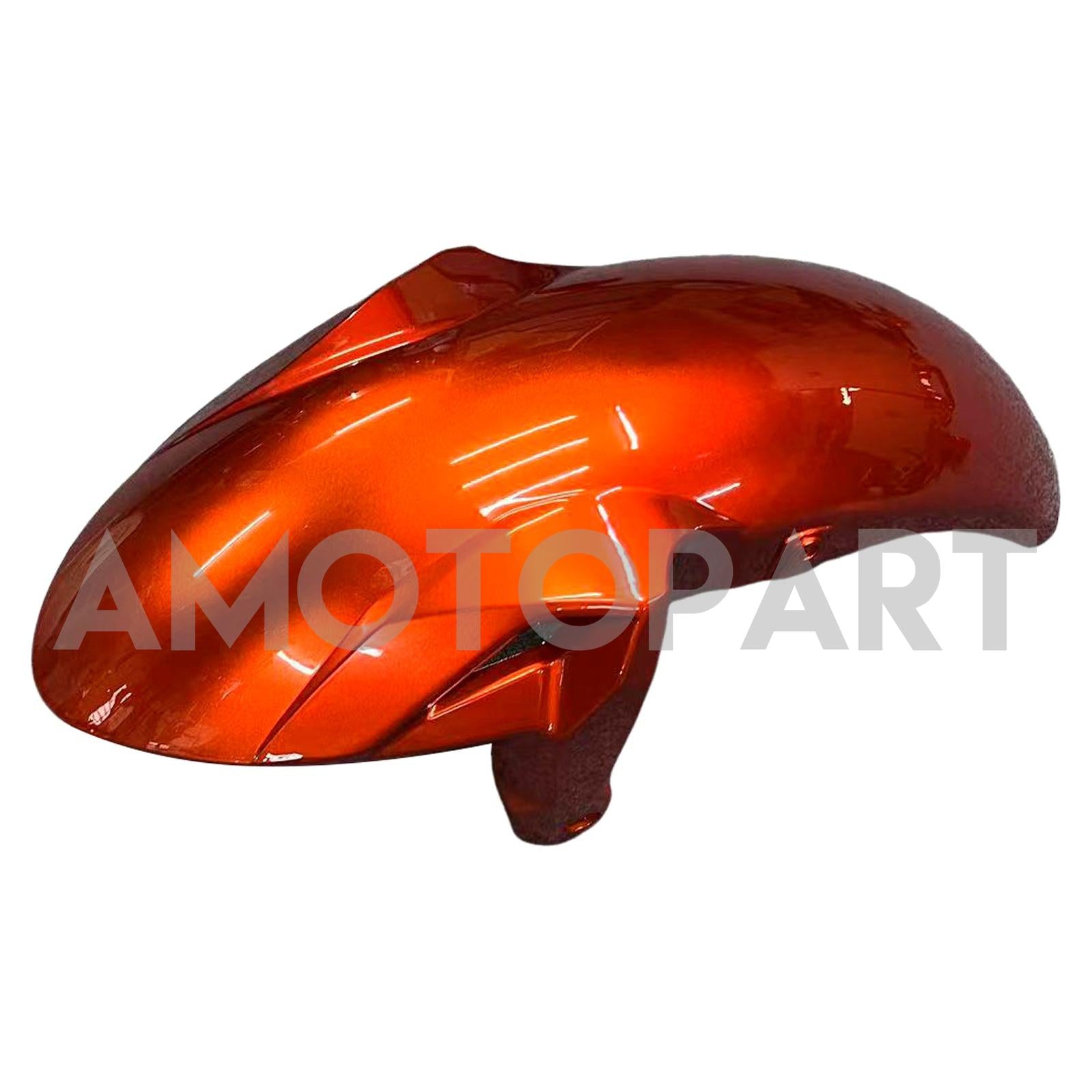 Amotopart Kawasaki ER6F/Ninja650R 2017-2019 Kit de carenado naranja oscuro brillante