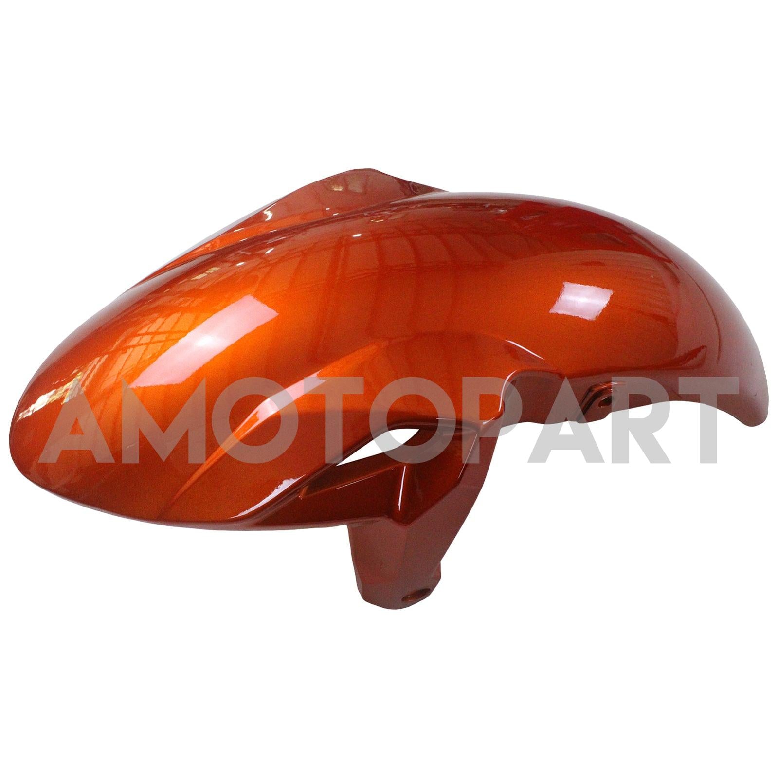 Amotopart Kawasaki ER6F/Ninja650R 2017-2019 Kit de carenado naranja brillante