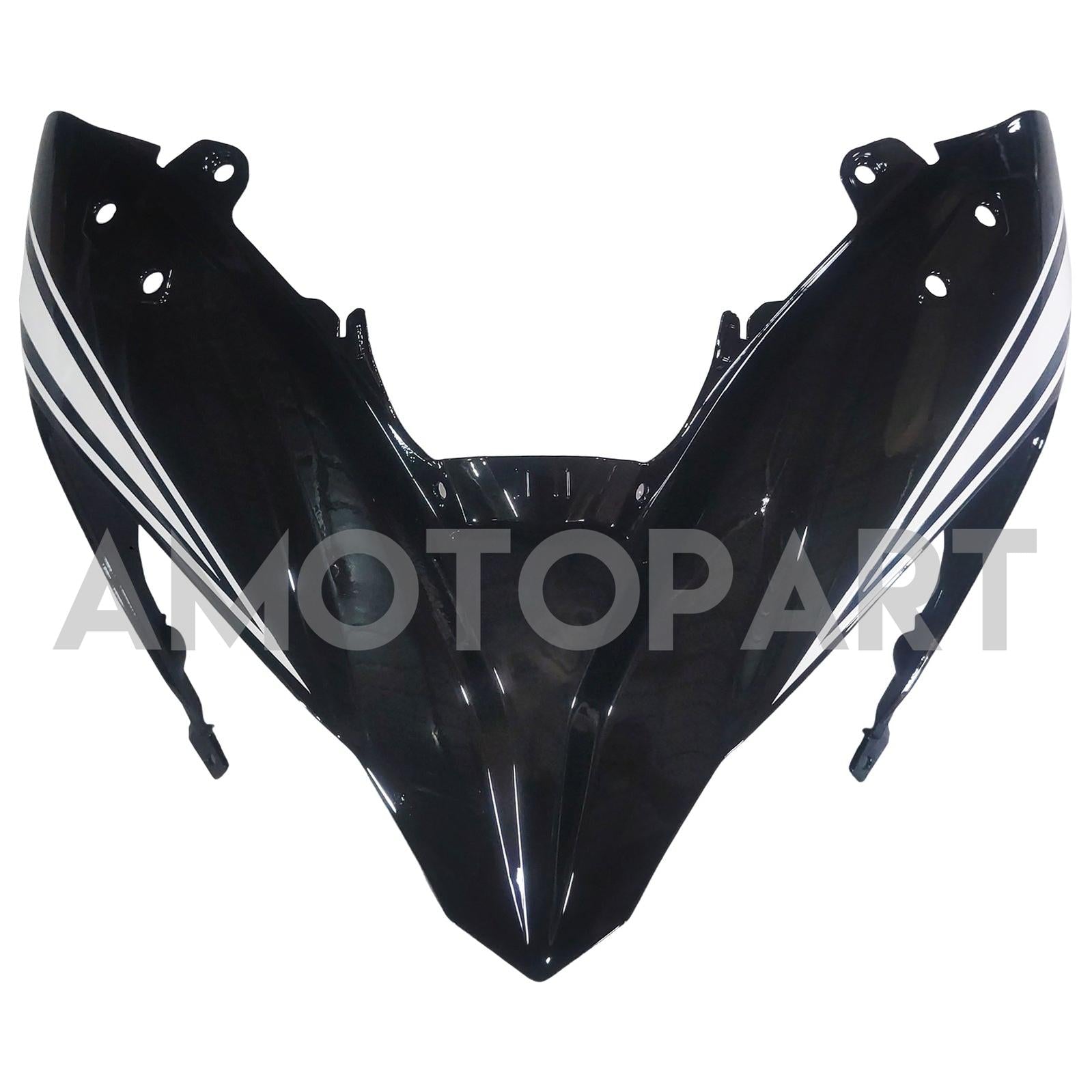 Amotopart 2017-2019 Kawasaki ER6F/NINJA 650R Black Style 1 Fairing Kit