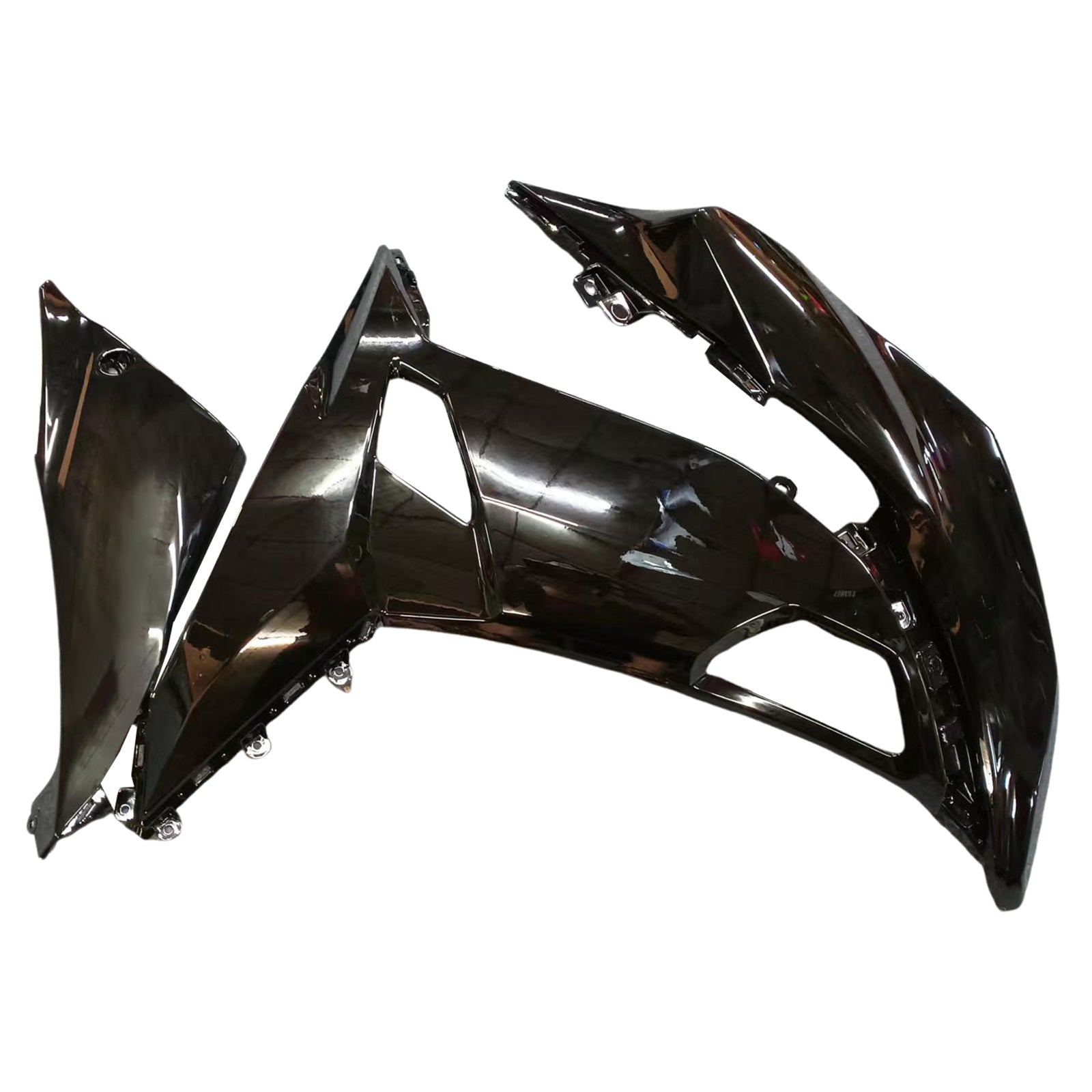 Amotopart 2017-2019 Kawasaki ER6F/NINJA650R Black Style2 Zestaw owiewki