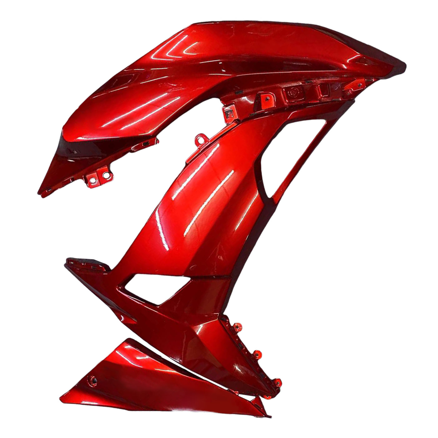 Amotopart 2017–2019 Kawasaki ER6F/Ninja650R Verkleidungsset in glänzendem Rot