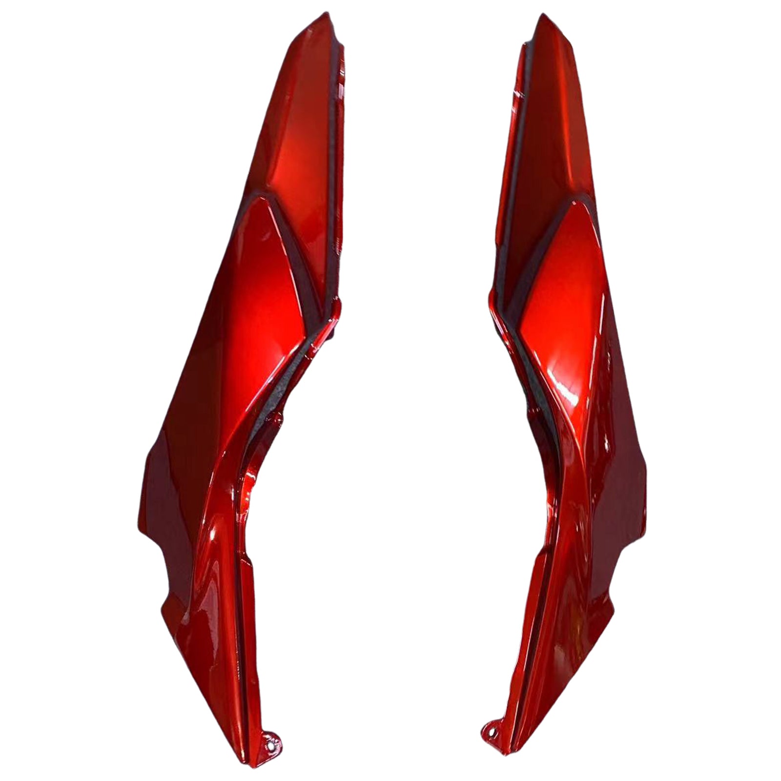 Amotopart 2017–2019 Kawasaki ER6F/Ninja650R Verkleidungsset in glänzendem Rot