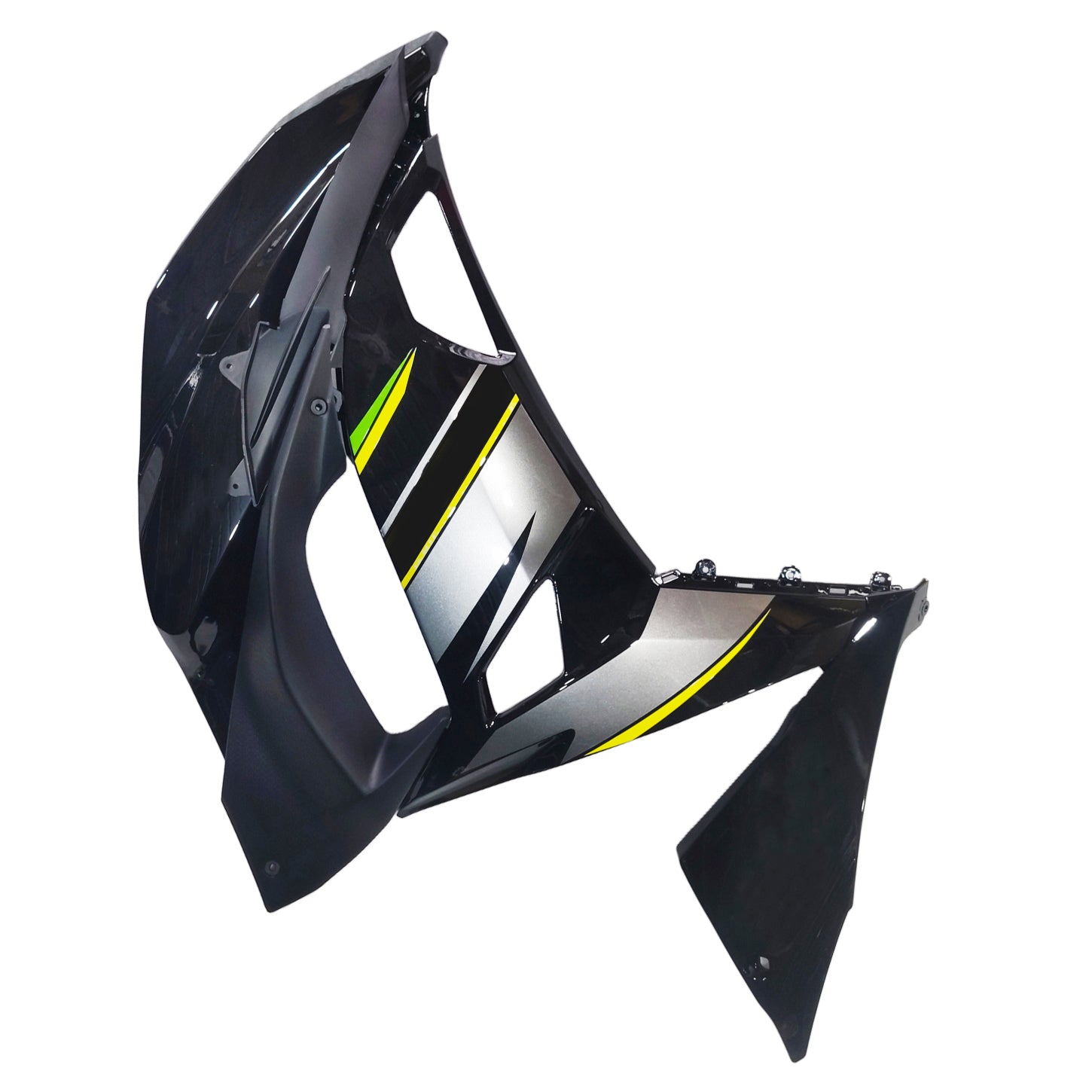 AMOTOPART 2017-2019 KAWASAKI ER6F/NINJA650R Black & Green Style1 Fairing Kit