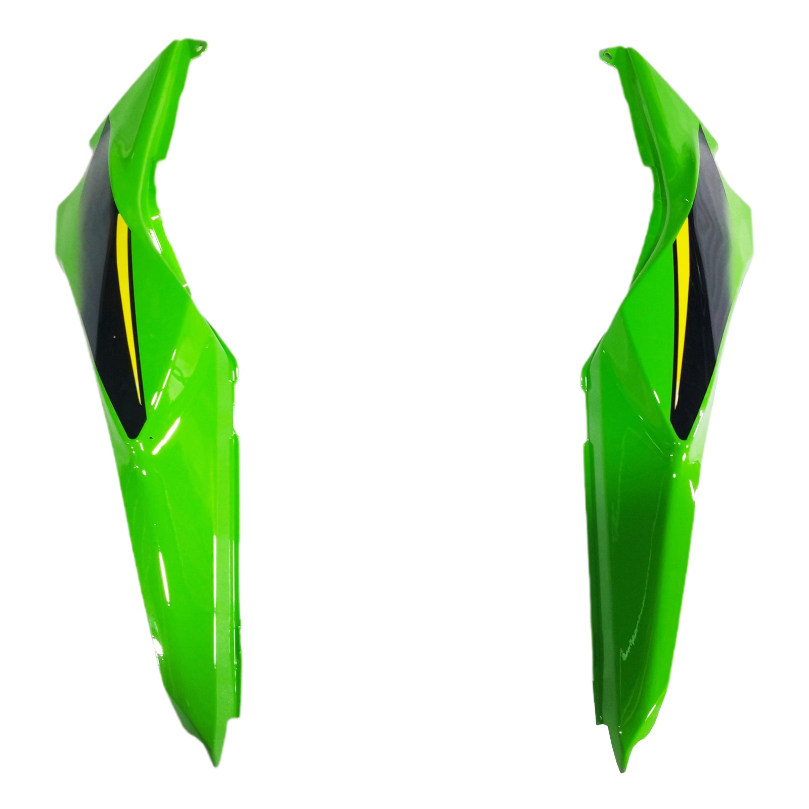 AMOTOPART 2017-2019 KAWASAKI ER6F/NINJA650R Black & Green Style1 Fairing Kit