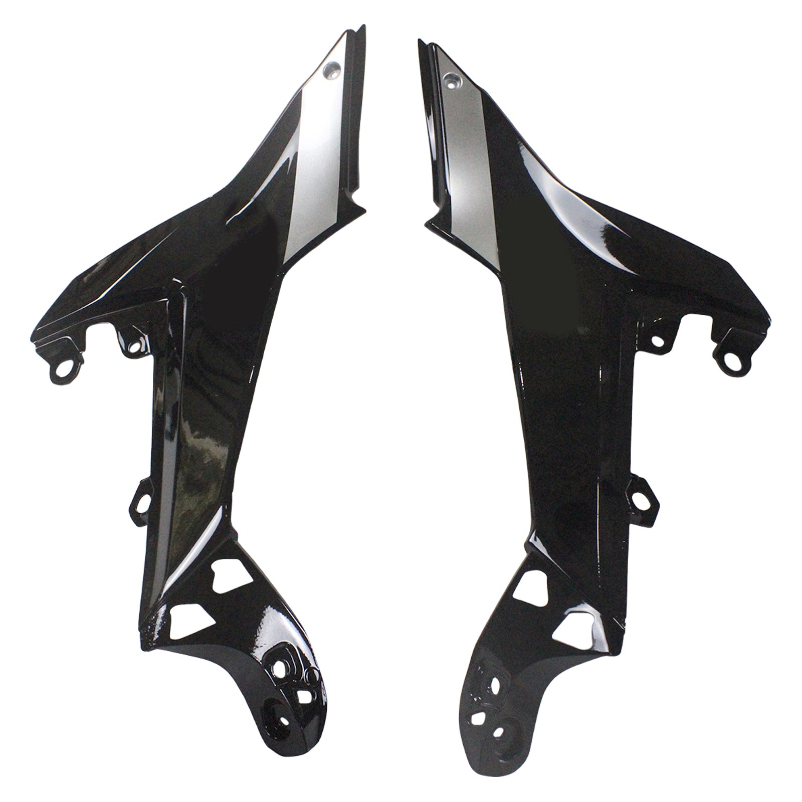 Amotopart 2017-2019 Kawasaki ER6F/Ninja650R Black with Skull Fairing Kit