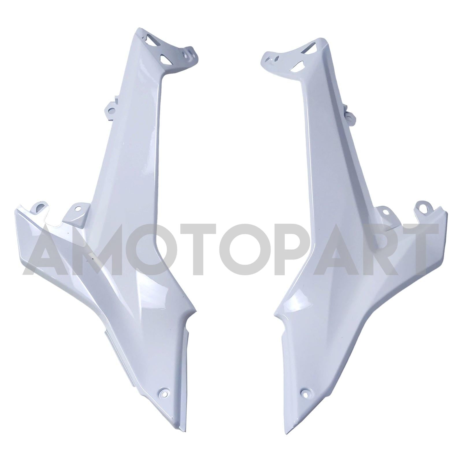 Amotopart 2017-2019 Kawasaki ER6F/Ninja650R White Black Fairing Kit