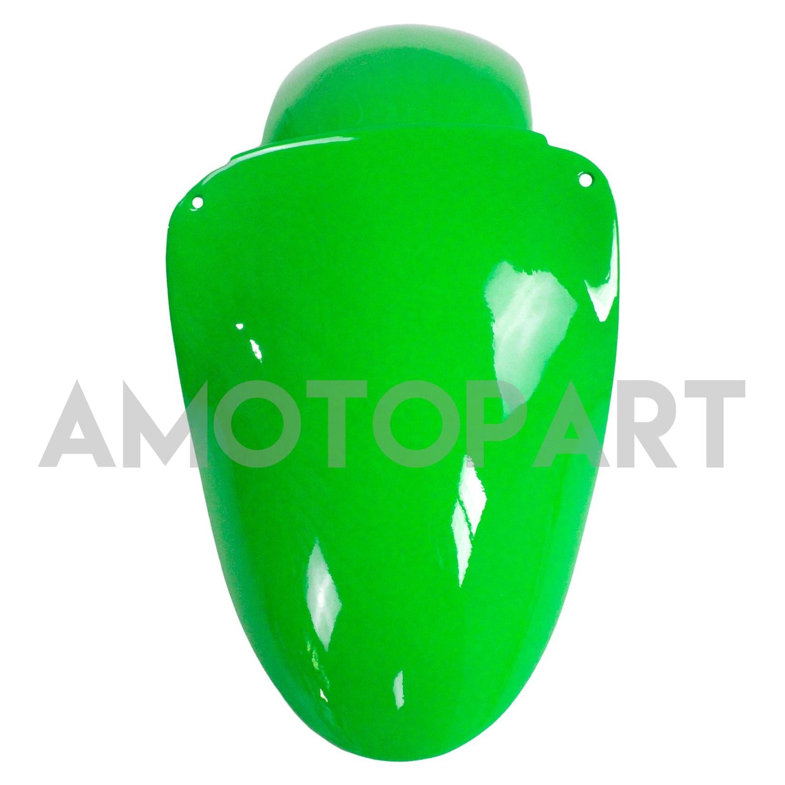 Amotopart Kawasaki ZX6R 1998-1999 Kit de carenagem preta verde
