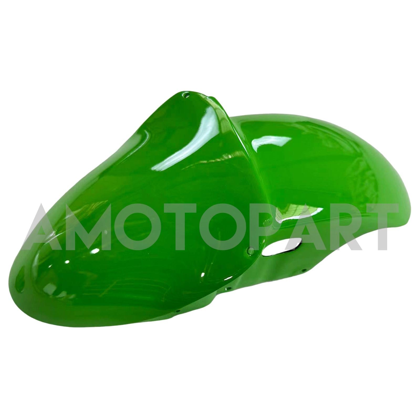 Amotopart 1998-1999 Kawasaki ZX6R Green&Black Style2 Fairing Kit