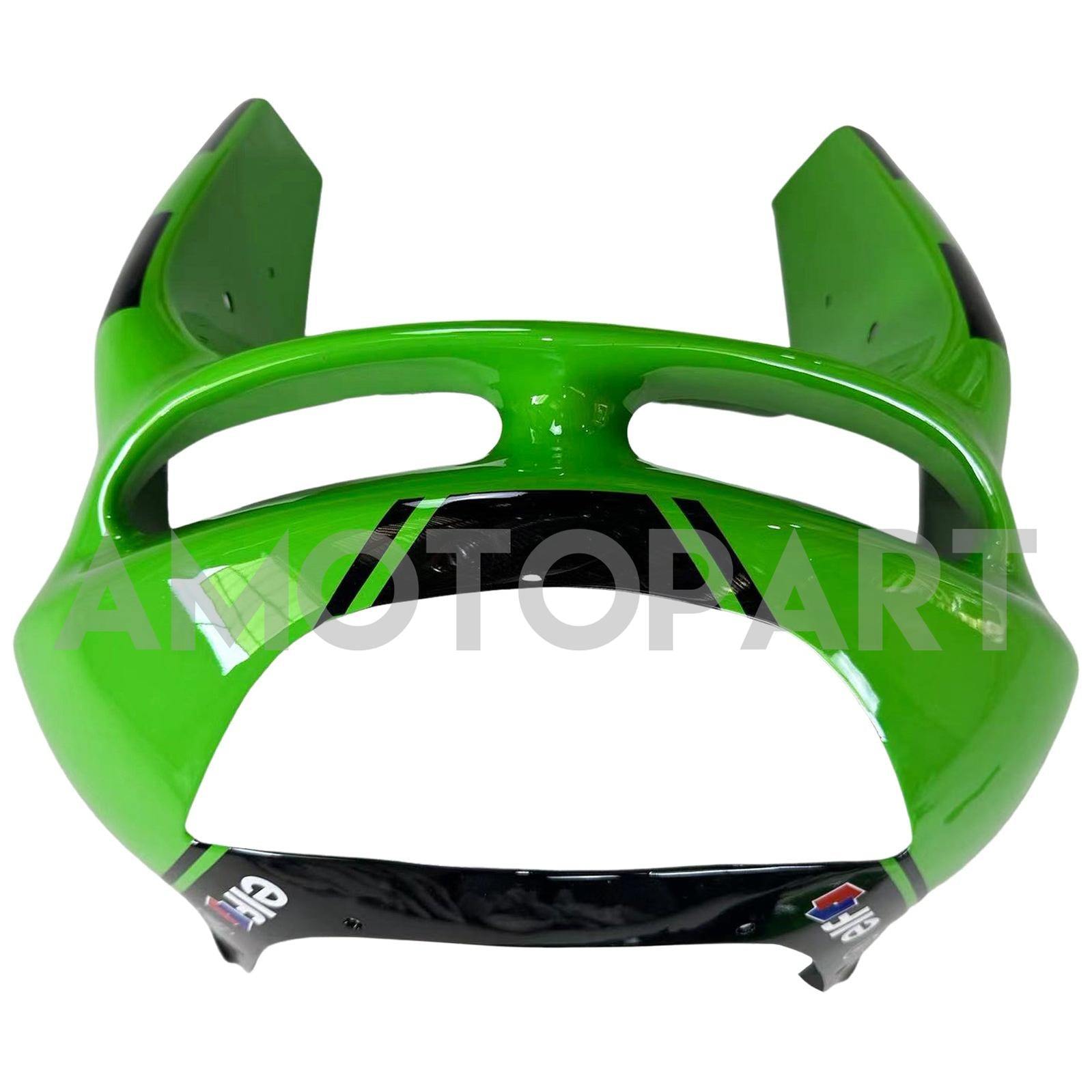 Amotopart 1998-1999 Kawasaki ZX6R Green&Black Style2 Fairing Kit
