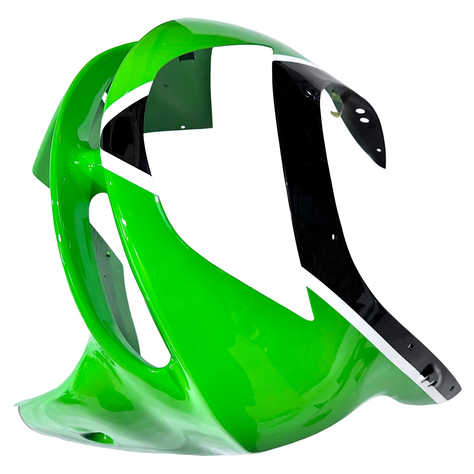 Amotopart 1998–1999 Kawasaki ZX6R Weiß-Grün-Verkleidungsset