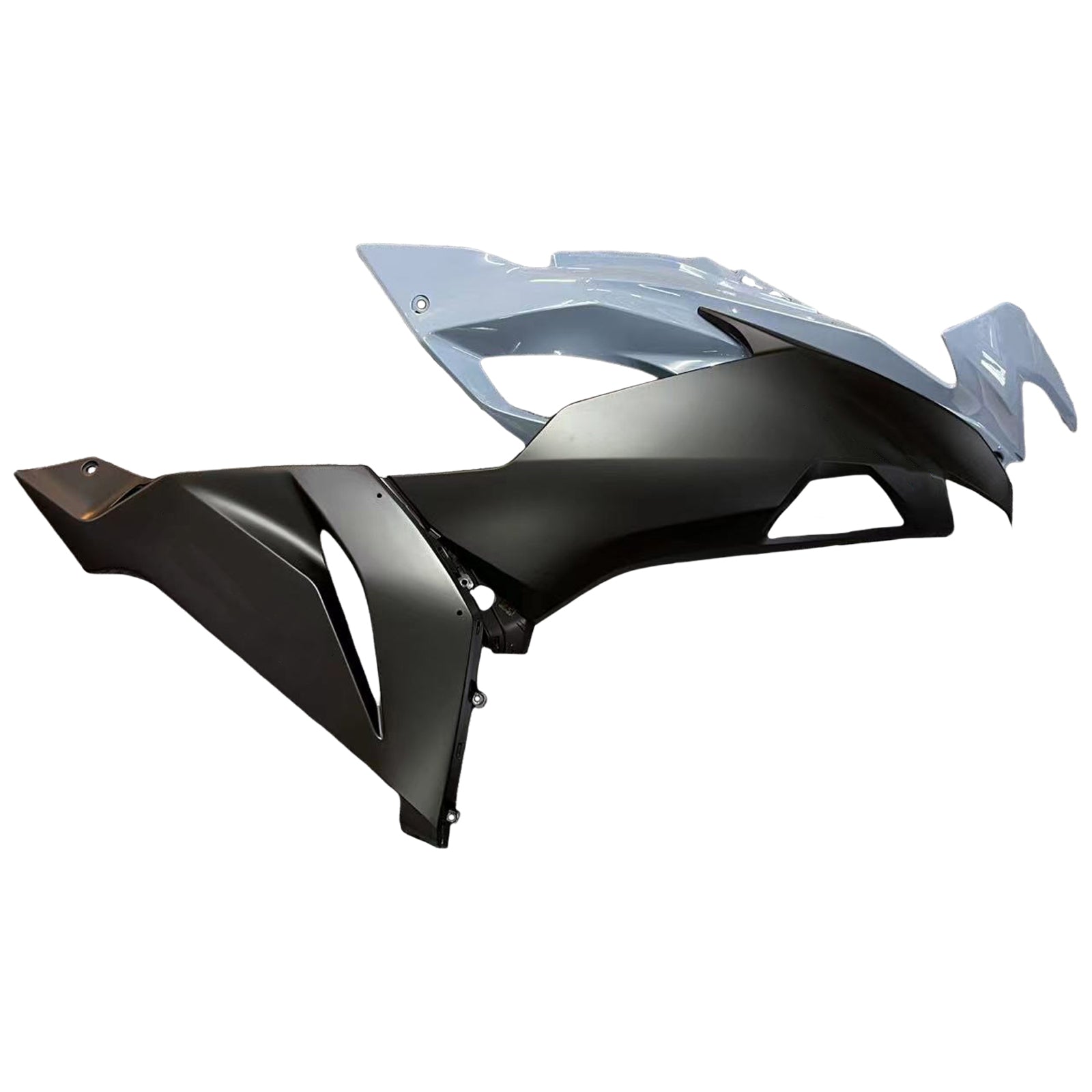 Amotopart Kawasaki ZX6R 2019-2023 Gray Black Fairing Kit