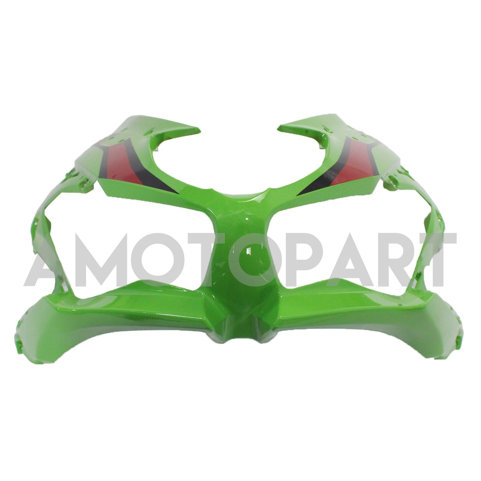 Kit de carenado Amotopart Kawasaki ZX6R 2019-2023 verde negro