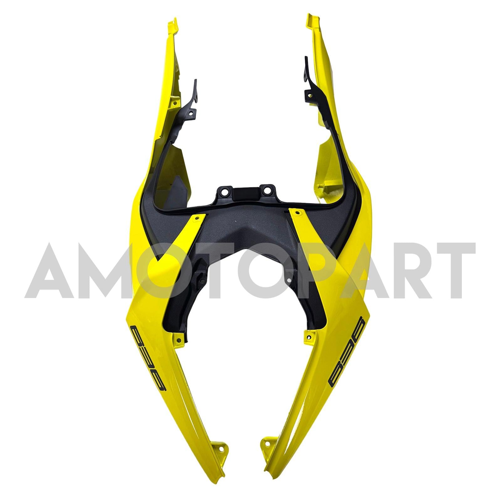 Amotopart Kawasaki 2019-2023 ZX6R Black Yellow Fairing Kit
