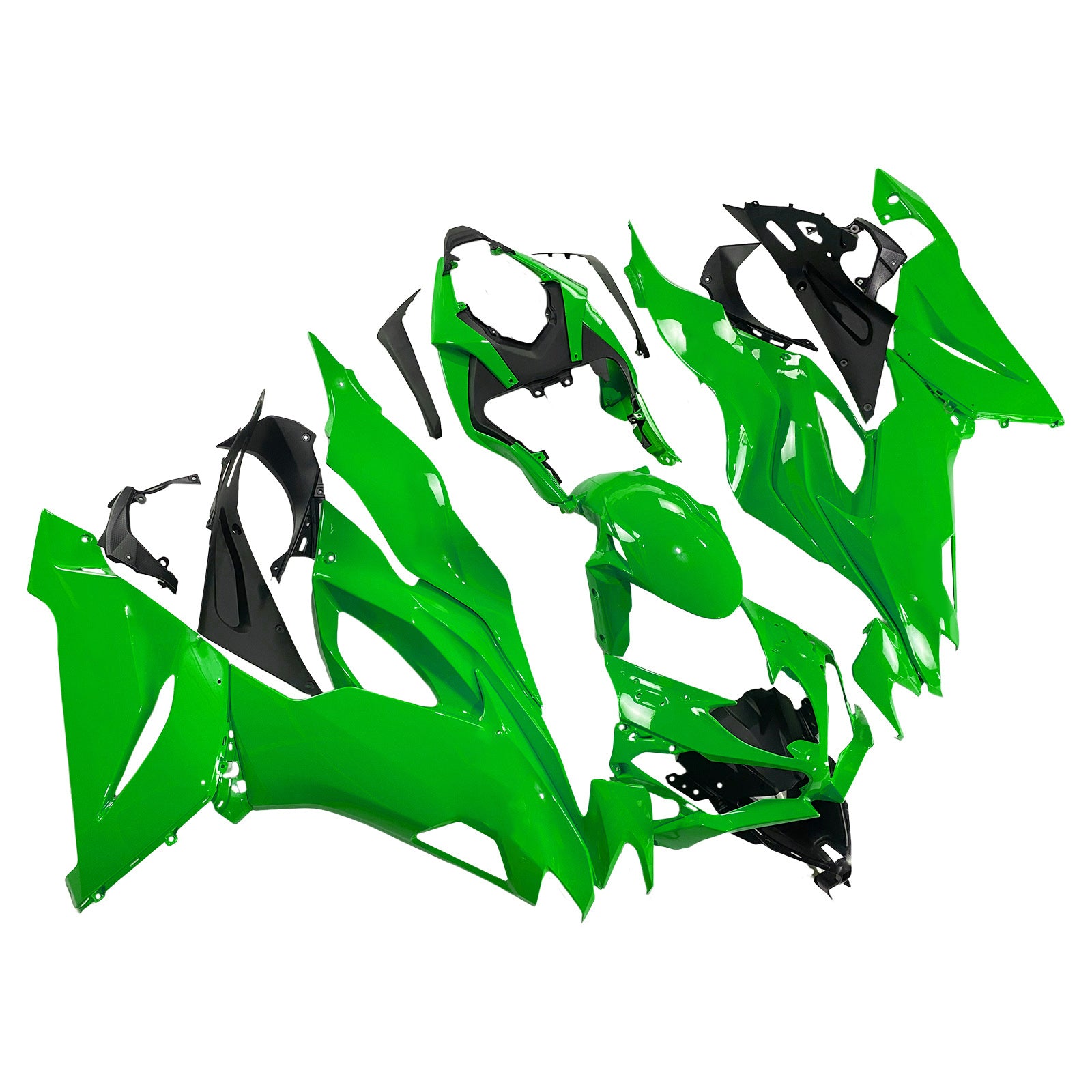 Amotopart 2019-2023 Kawasaki ZX6R ライトグリーン フェアリングキット
