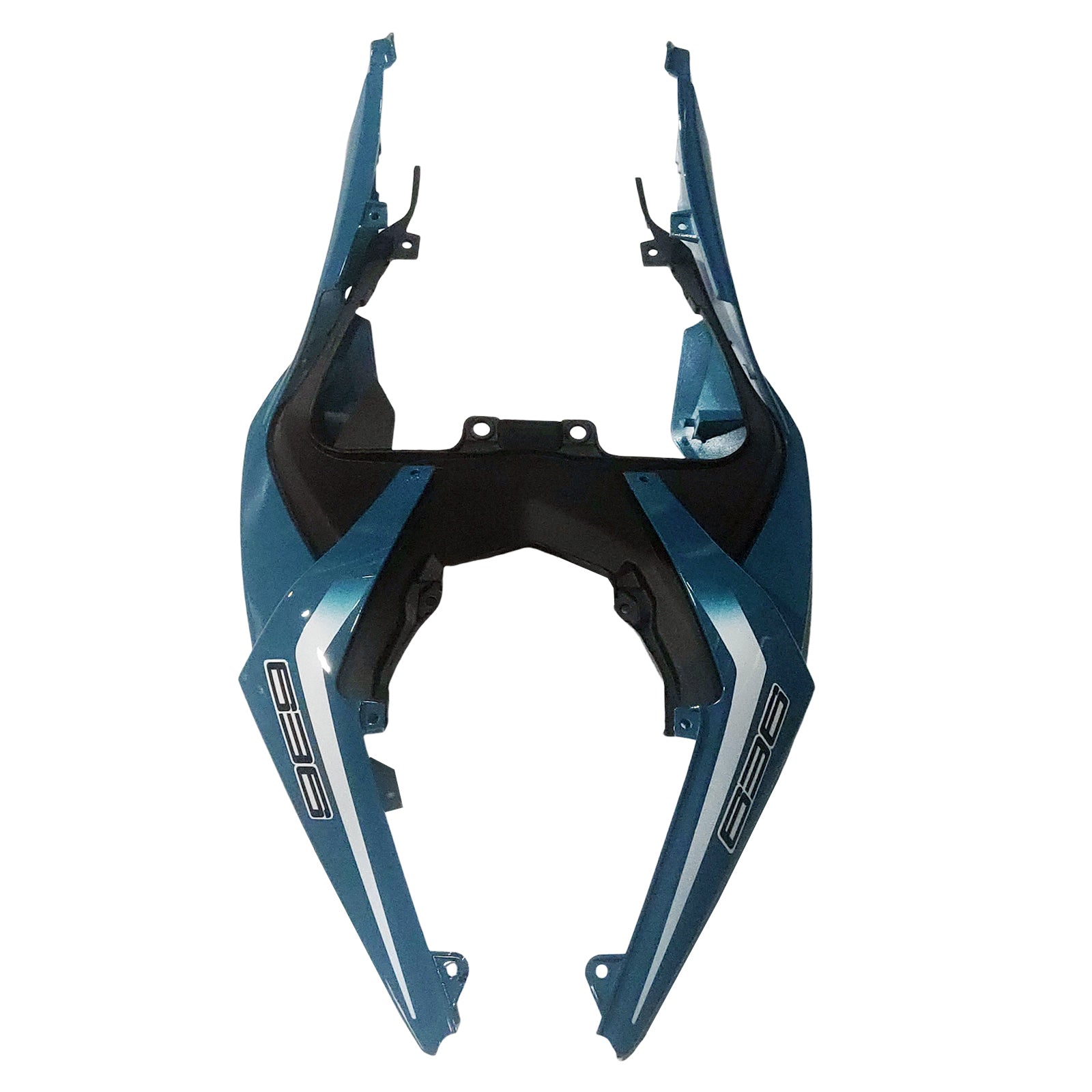 Amotopart 2019-2023 Kawasaki ZX6R ブラック ライトブルー フェアリングキット