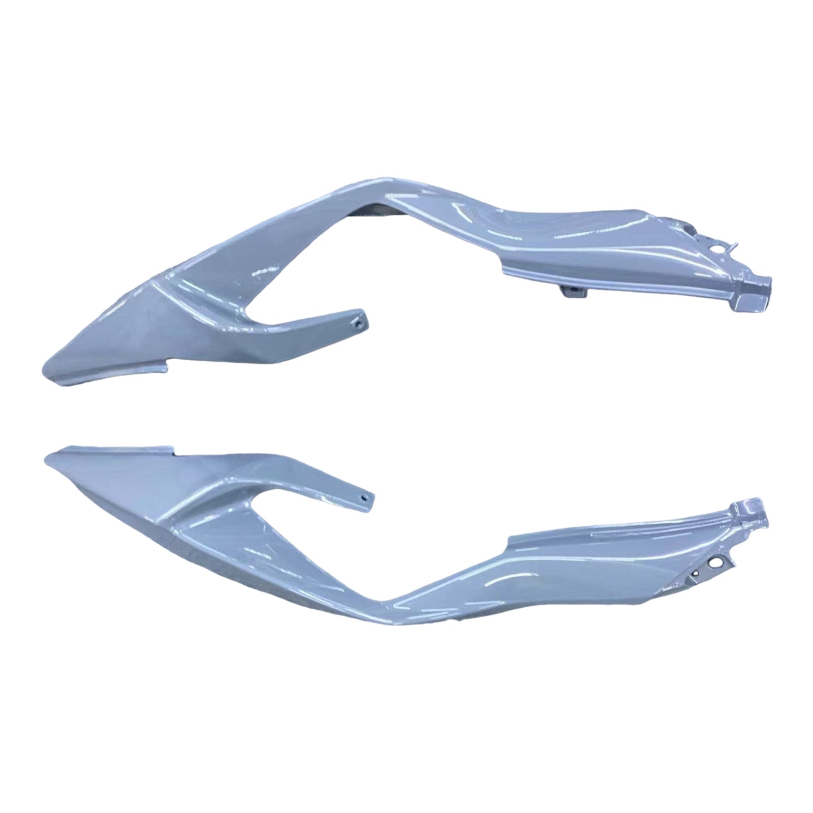 Amotopart 2019-2023 Kawasaki ZX6R Black Grey Fairing Kit
