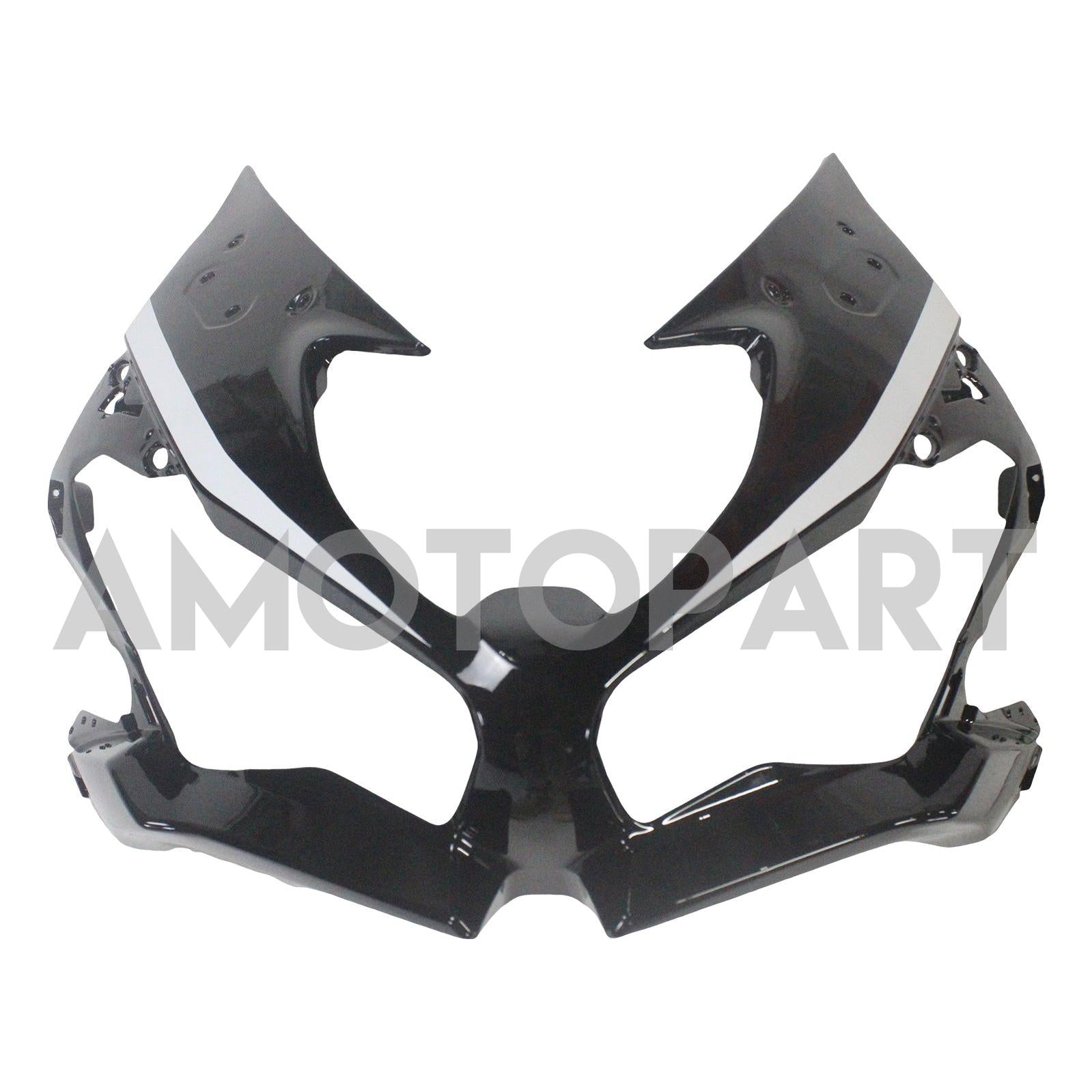 Amotopart 2019-2023 Kawasaki ZX6R Glossy Red Black Fairing Kit