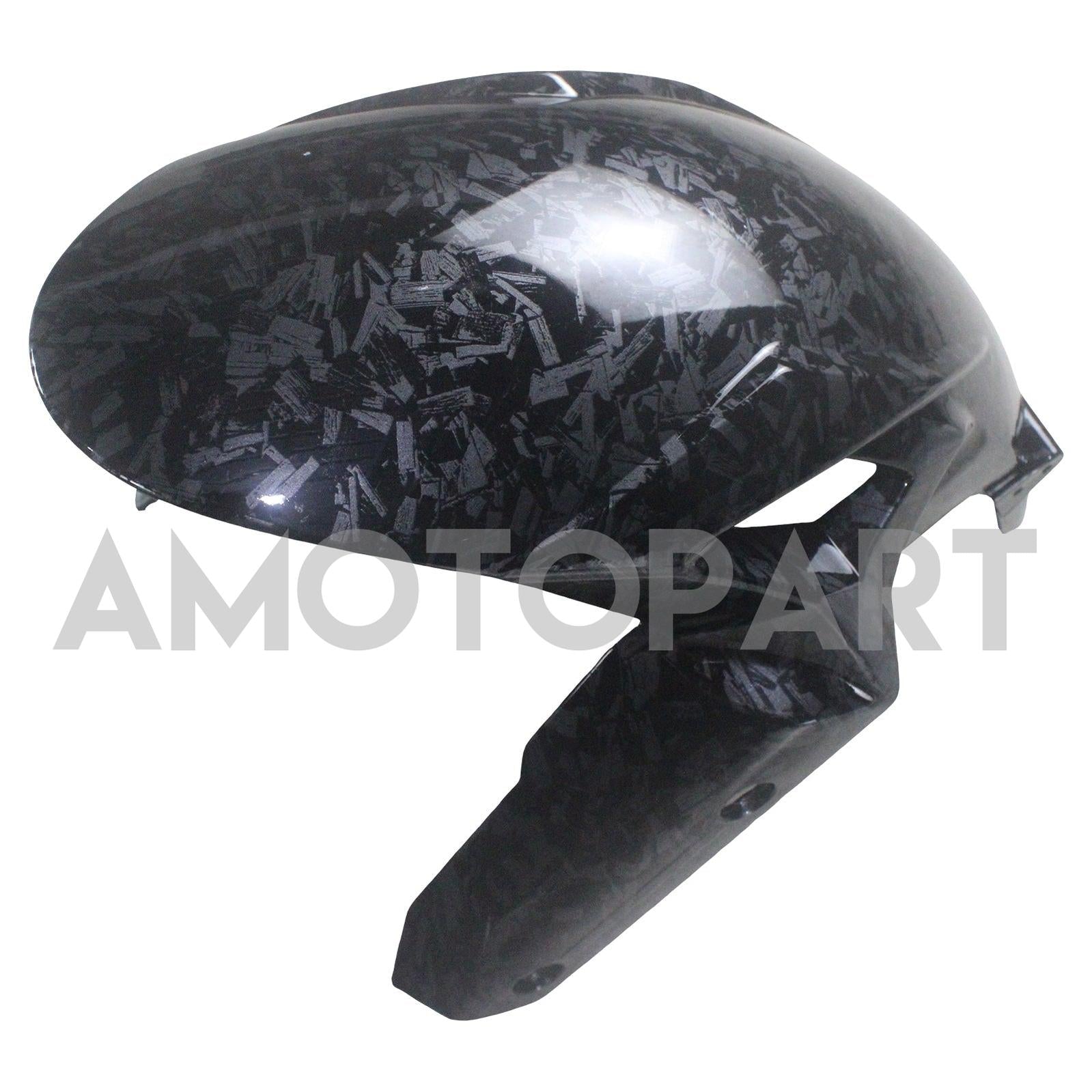 Amotopart 2019-2023 Kawasaki ZX6R Carbon Marble Fairing Kit