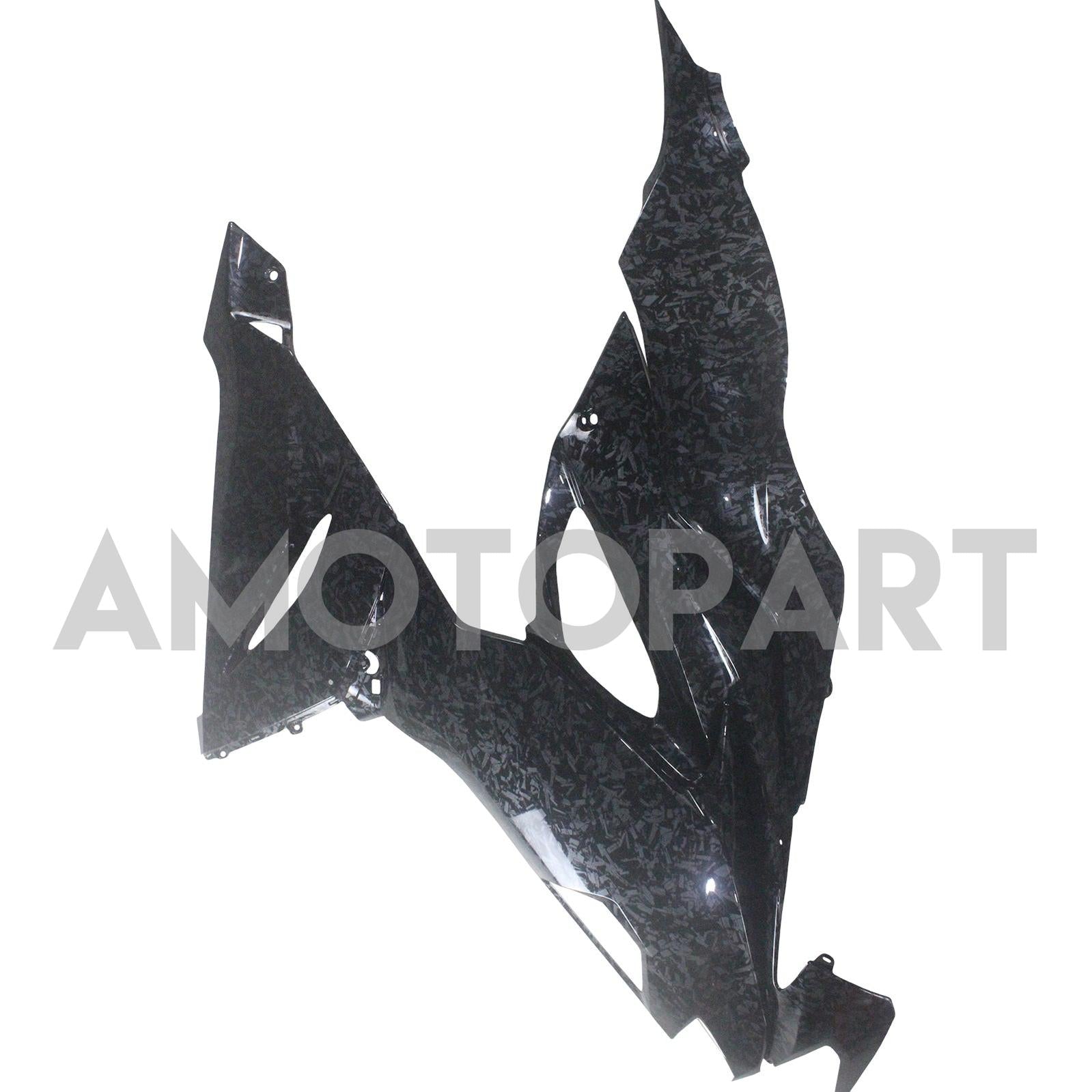 Amotopart 2019-2023 Kawasaki ZX6R Carbon Marble Fairing Kit