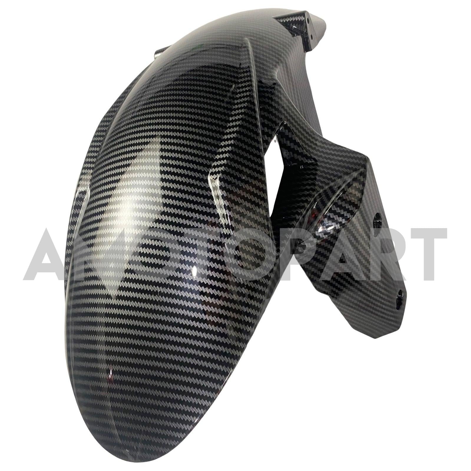 Amotopart 2019-2023 Kawasaki ZX6R Carbon Fiber White Fairing Kit