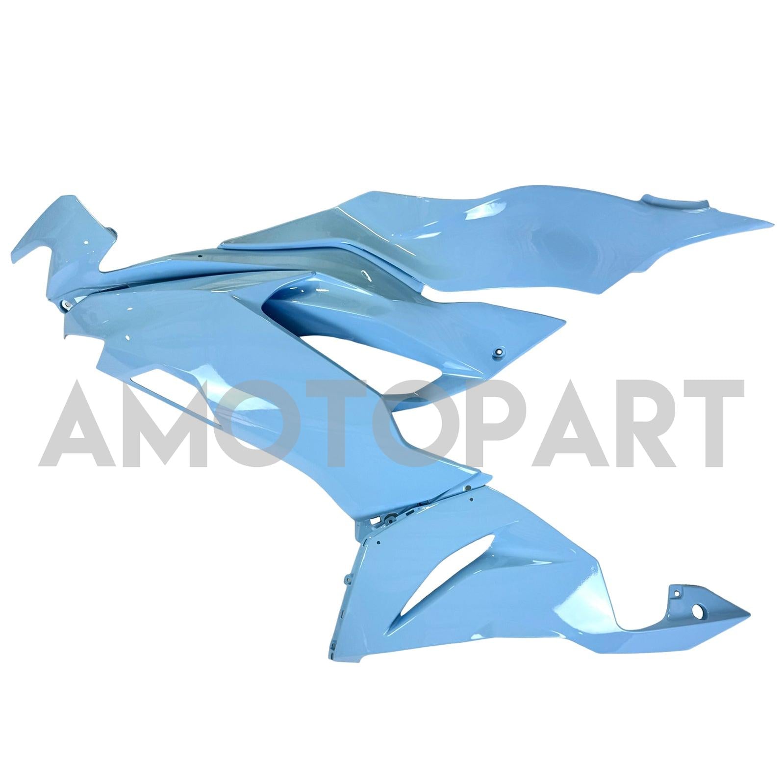 Amotopart 2019-2023 Kawasaki ZX6R Light Blue Fairing Kit