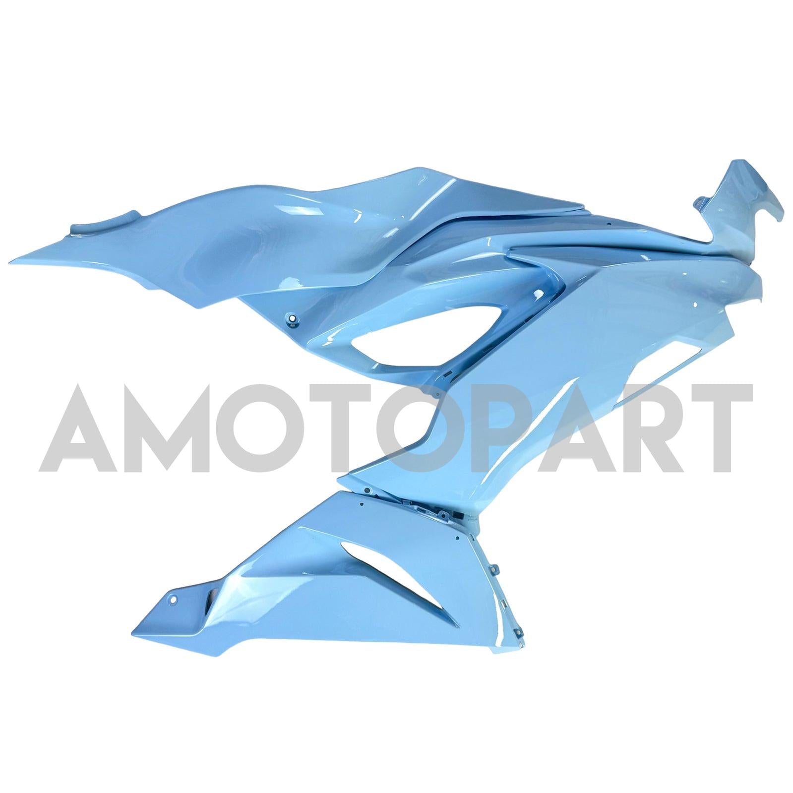 Amotopart 2019-2023 Kawasaki ZX6R Light Blue Fairing Kit