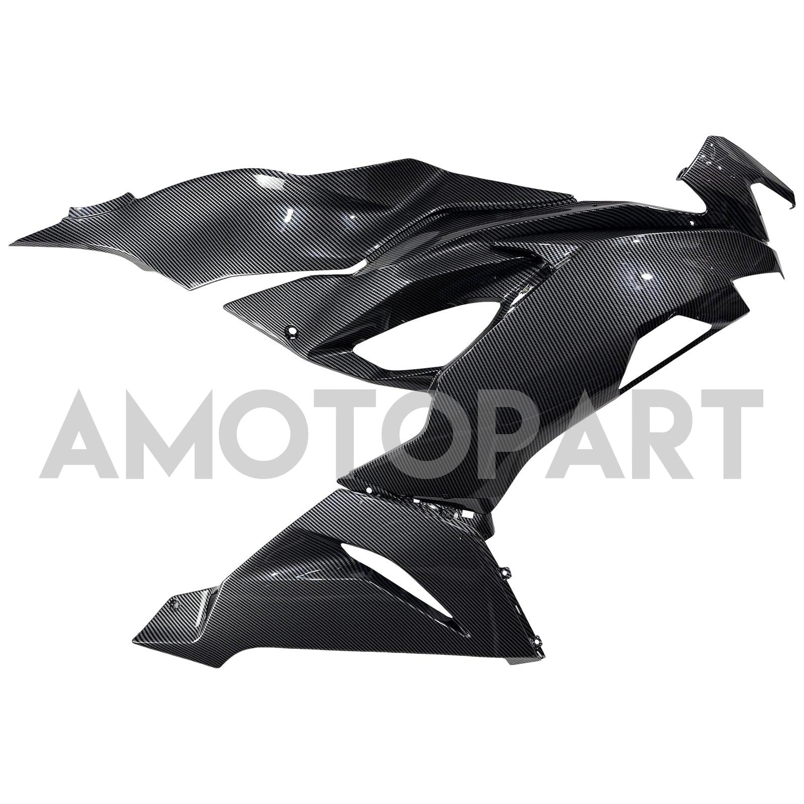 Amotopart 2019-2023 Kawasaki ZX6R Carbon Fiber Pattern Fairing Kit