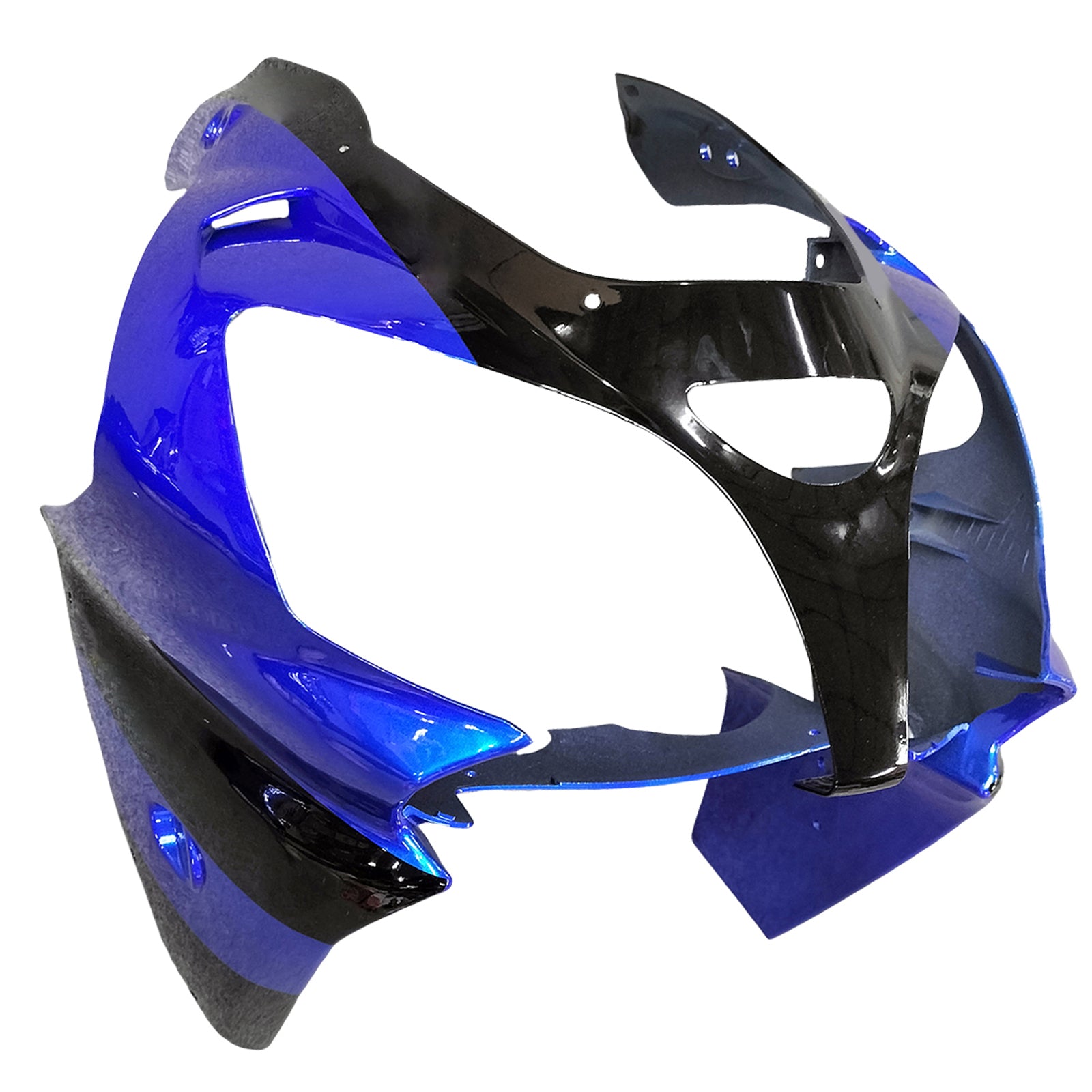 Amotopart 2002-2003 Kawasaki ZX9R Black & Blue Monster Style1 Fairing Kit